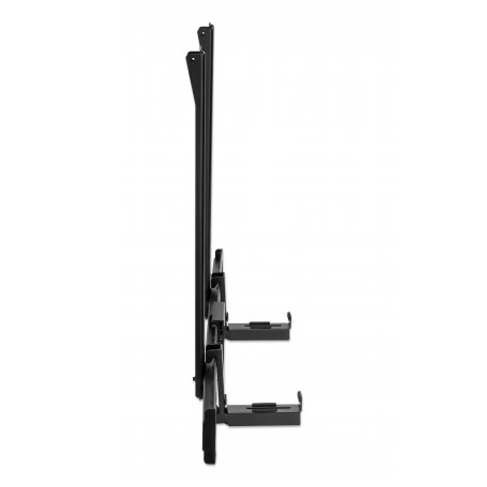 Manhattan 461849 support de haut-parleurs Mur Plastique, Acier Noir