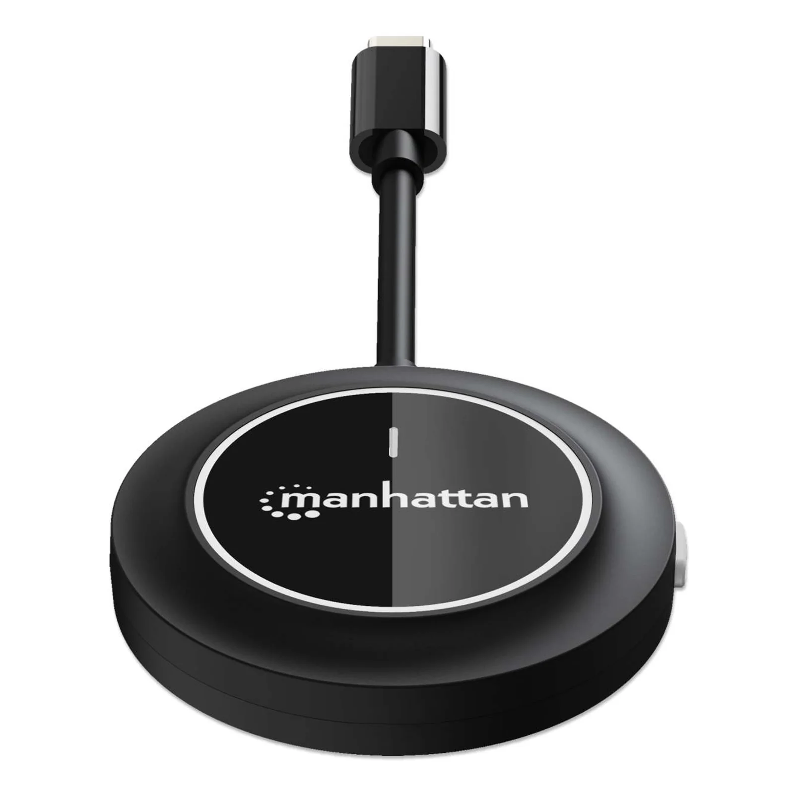 Manhattan Adaptateur sans fil HDMI 1080p avec émetteur USB-C, dongle pour diffusion vidéo sans fil depuis un appareil USB-C vers un téléviseur ou un projecteur HDMI, nécessite le récepteur du kit de présentation sans fil HDMI n° 208420, noir
