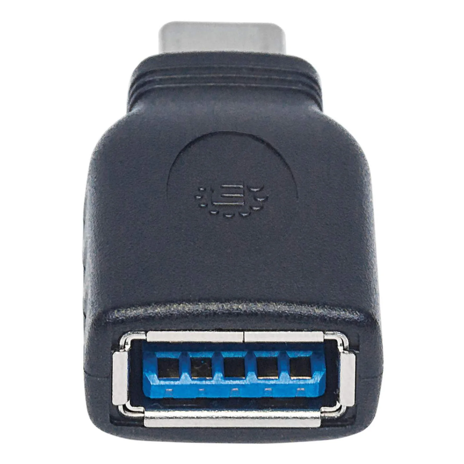 Manhattan Adaptateur USB-C vers USB-A, mâle vers femelle, 5 Gbit/s (USB 3.2 Gen 1 / USB 3.0), noir, garantie à vie, équivalent à USB31CAADG