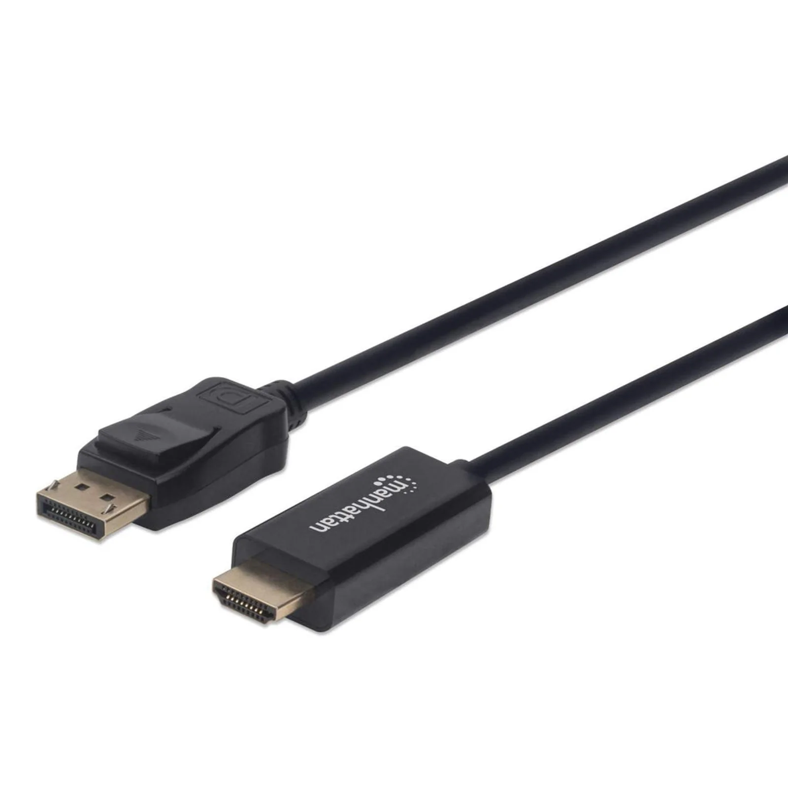 Câble DisplayPort 1.1 vers HDMI, 1080p à 60 Hz, 1 m, mâle à mâle, DP avec verrouillage, non bidirectionnel, noir, garantie 3 ans