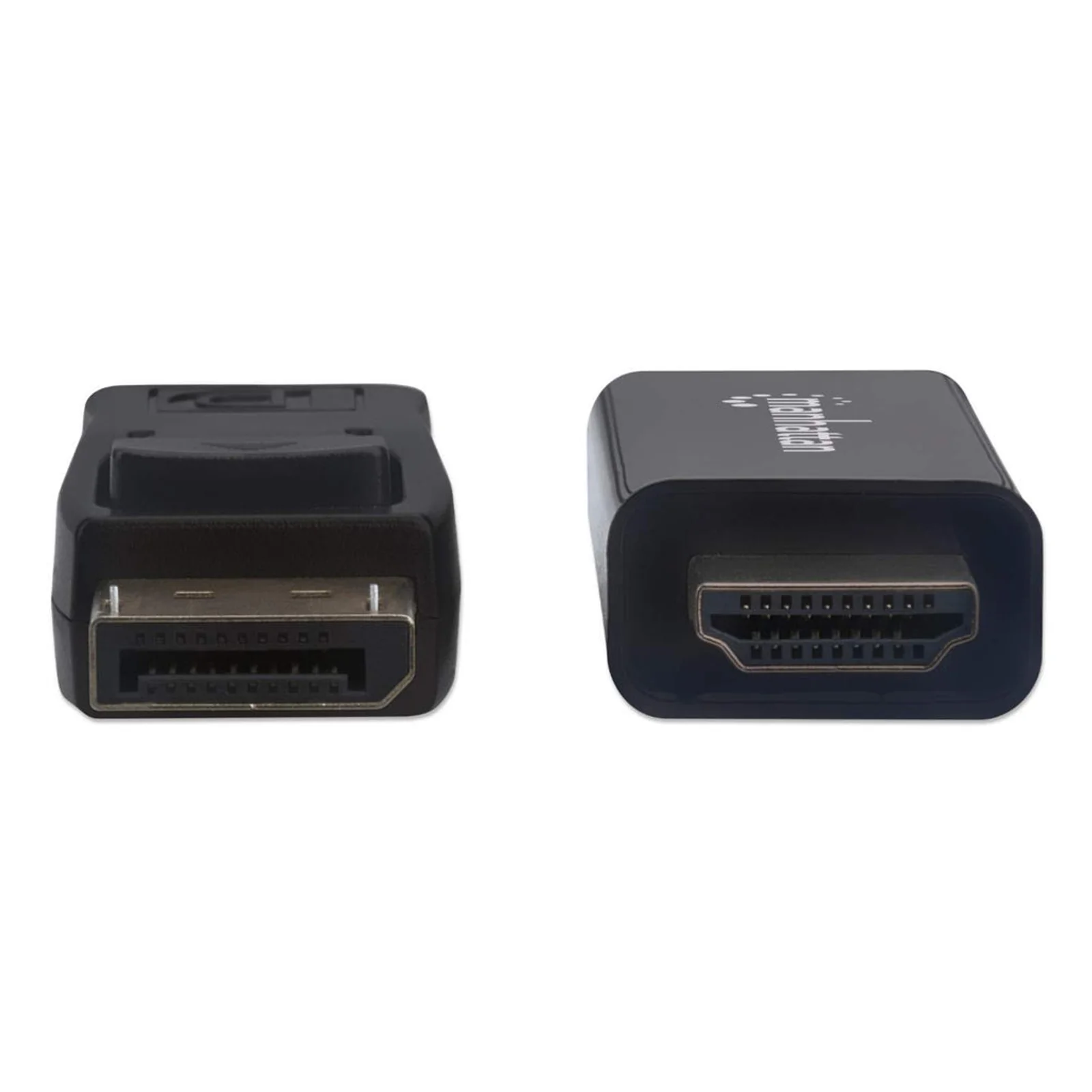 Manhattan Câble DisplayPort 1.2 vers HDMI, 4K à 60 Hz, 1,8 m, mâle à mâle, DP avec verrouillage, non bidirectionnel, noir, garantie 3 ans, équivalent à 6F-DP-HDMI-4K60-HDR (sauf 20 cm plus court)