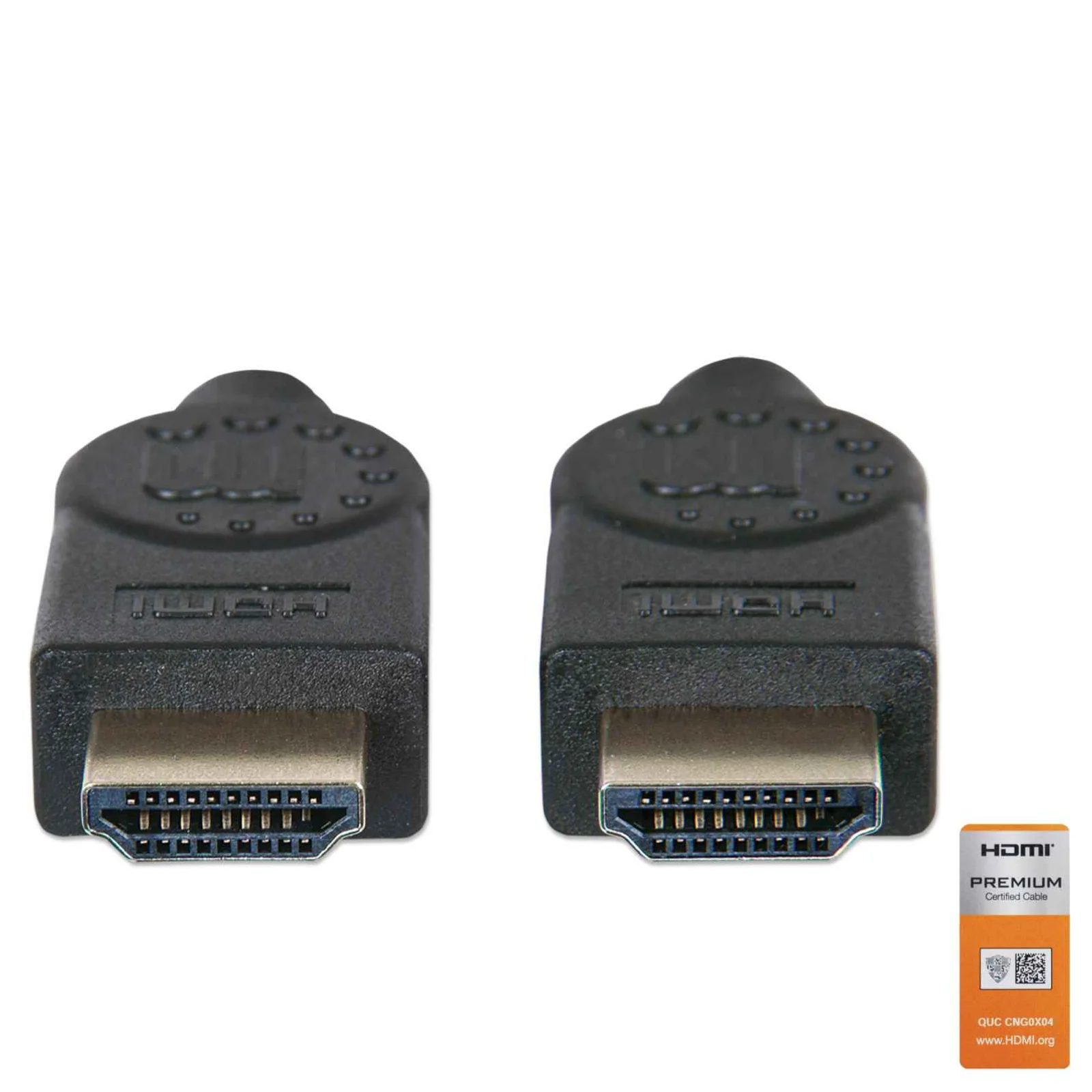 Manhattan Câble HDMI 4K@60 Hz avec Ethernet, 1,8 m, certifié, adapté à TOUT les usages 4K et 1080p/HD - lors de la mise à niveau ou préparez-la pour le moment où vous en aurez besoin, mâle à mâle, noir, Ultra HD 4K x 2K, garantie à vie, équivalent à HDMM2MP