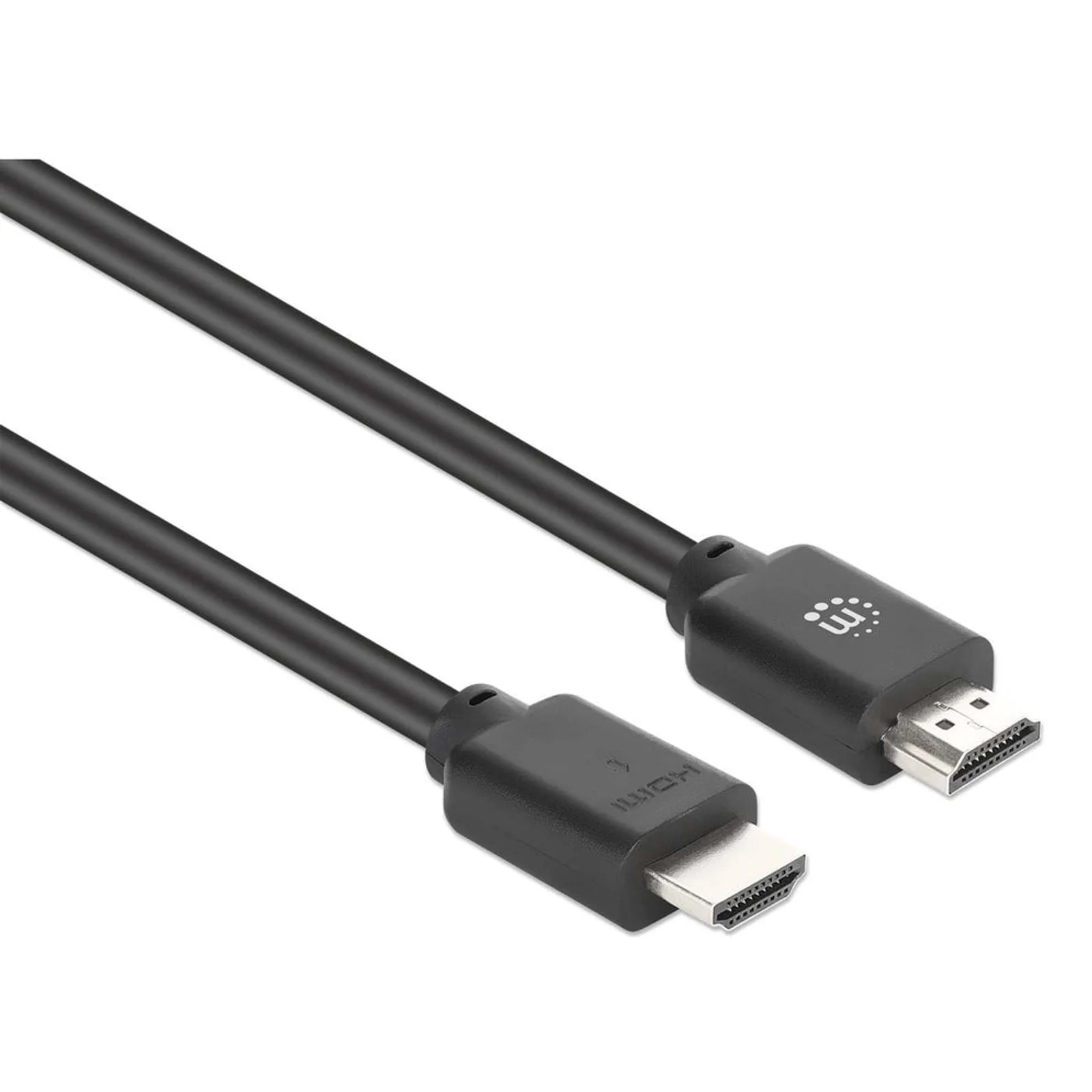 Manhattan Câble HDMI 4K@60 Hz avec Ethernet, 10 m, adapté à TOUT les usages 4K et 1080p/HD - lors de la mise à niveau ou préparez-la pour le moment où vous en aurez besoin, mâle à mâle, noir, Ultra HD 4K x 2K, garantie à vie