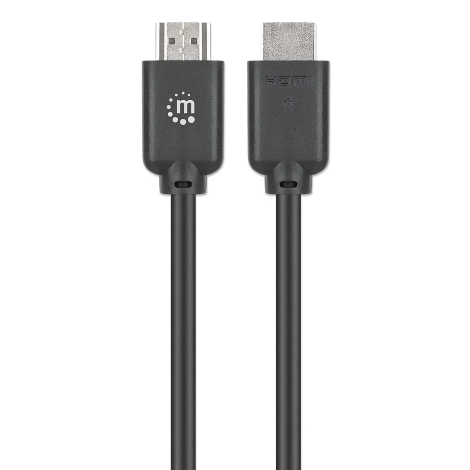 Manhattan Câble HDMI 4K@60 Hz avec Ethernet, 10 m, adapté à TOUT les usages 4K et 1080p/HD - lors de la mise à niveau ou préparez-la pour le moment où vous en aurez besoin, mâle à mâle, noir, Ultra HD 4K x 2K, garantie à vie