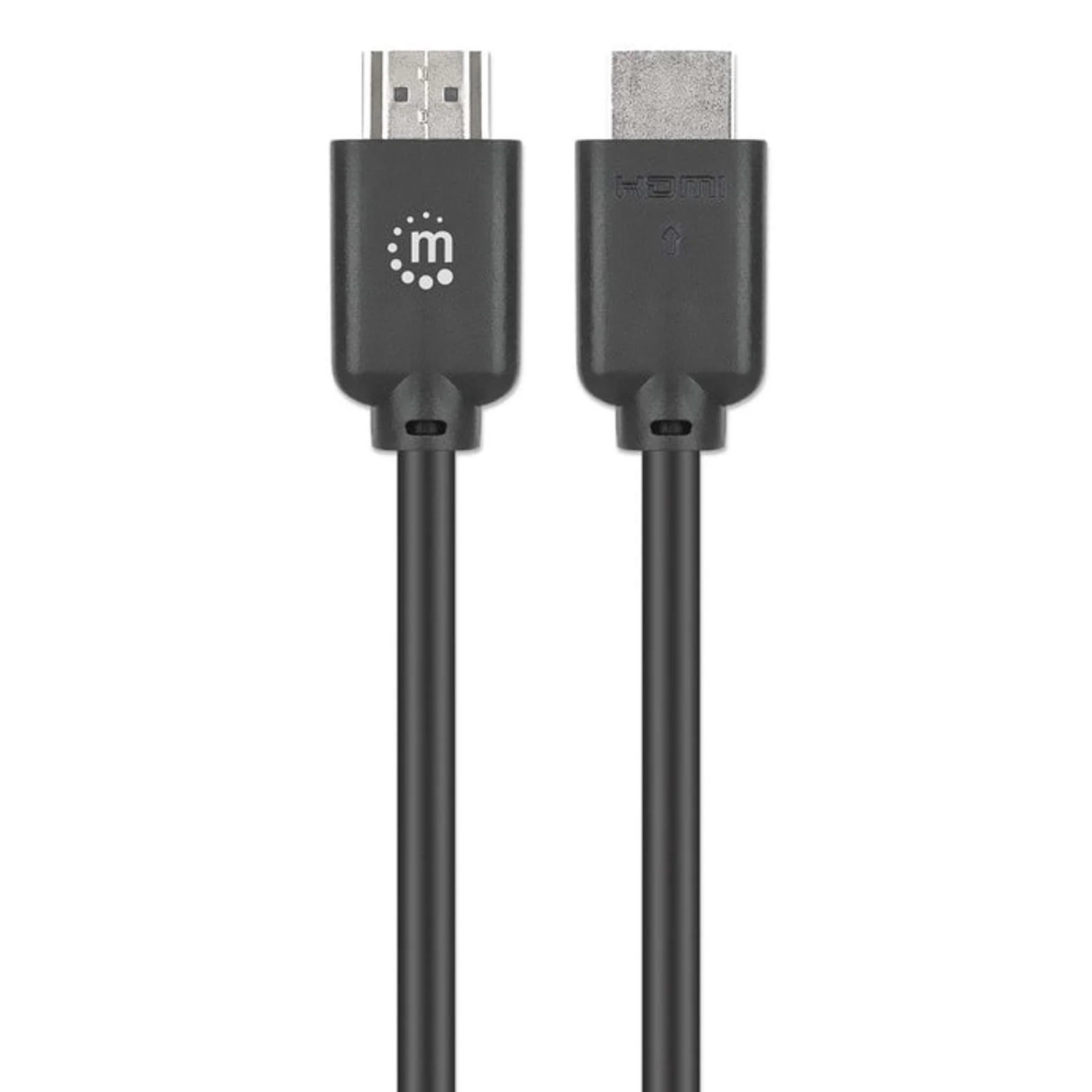Manhattan Câble HDMI 4K@60 Hz avec Ethernet, 3 m, adapté à TOUT les usages 4K et 1080p/HD - lors de la mise à niveau ou préparez-la pour le moment où vous en aurez besoin, mâle à mâle, noir, Ultra HD 4K x 2K, garantie à vie, équivalent à HDMM3MP