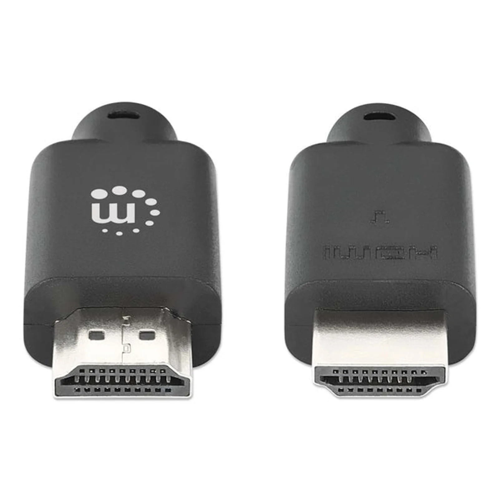 Manhattan Câble HDMI 4K@60 Hz avec Ethernet, 3 m, adapté à TOUT les usages 4K et 1080p/HD - lors de la mise à niveau ou préparez-la pour le moment où vous en aurez besoin, mâle à mâle, noir, Ultra HD 4K x 2K, garantie à vie, équivalent à HDMM3MP