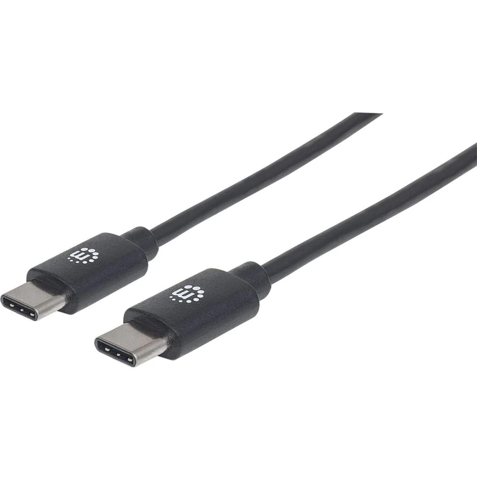 Câble USB-C vers USB-C, 1 m, mâle à mâle, 480 Mbit/s (USB 2.0), 3 A (charge rapide), noir, garantie à vie, équivalent à USB2CC1M