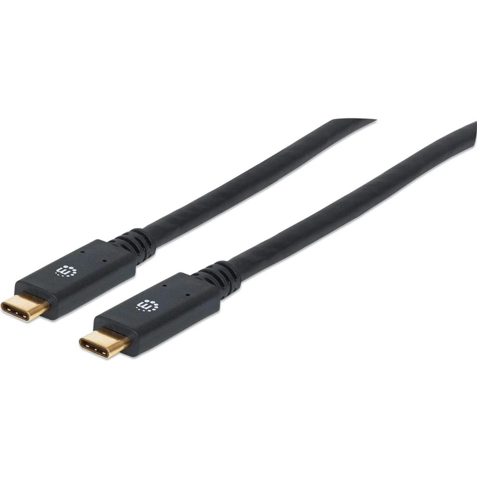 Câble USB-C vers USB-C, 2 m, mâle à mâle, 5 Gbit/s (USB 3.2 Gen 1 / USB 3.0), 3 A (charge rapide), noir, garantie à vie, équivalent à USB315CC2M