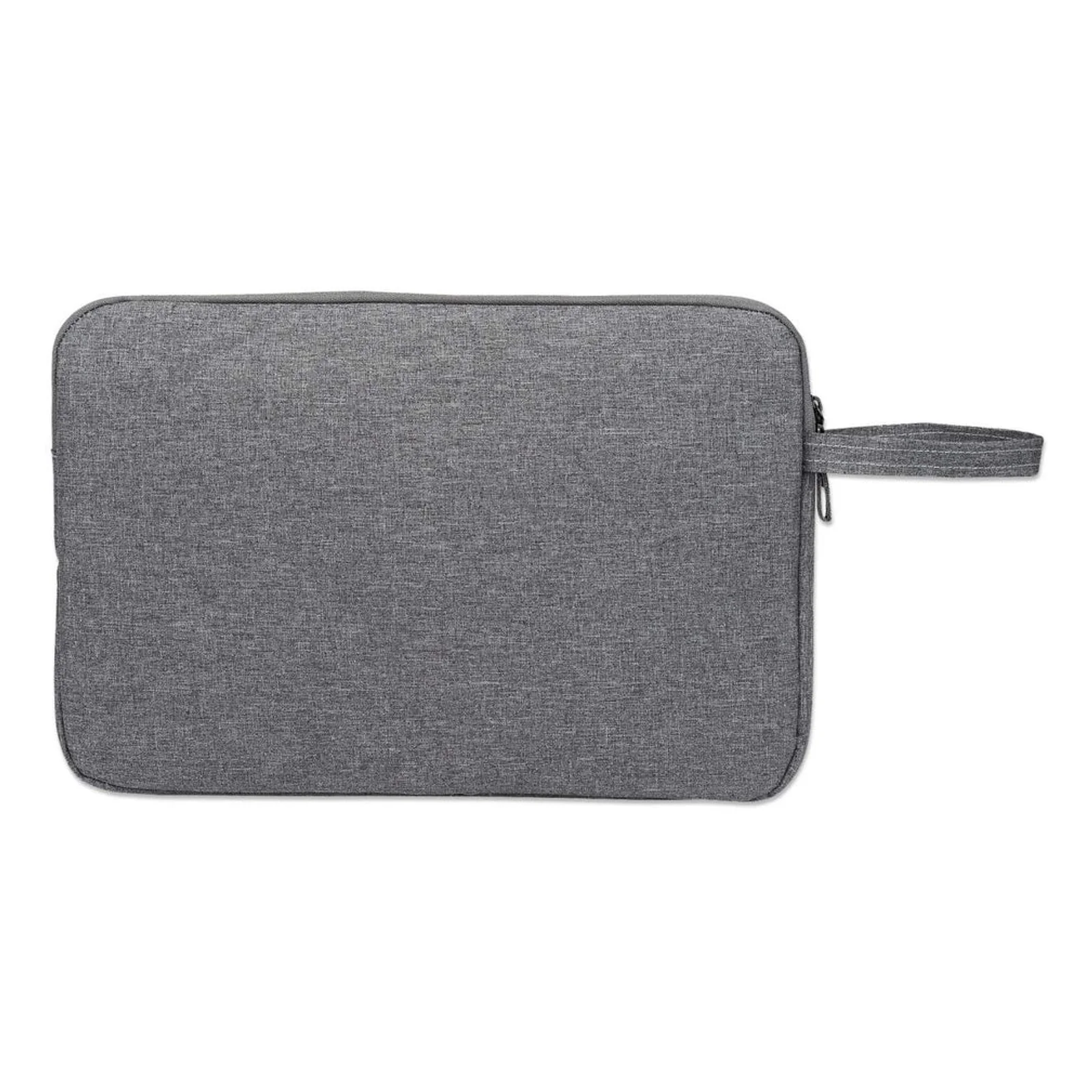 Manhattan Housse Seattle pour ordinateur portable 14,5", grise, rembourrée, intérieur ultra doux, compartiment principal à double zip, poche avant zippée, boucle de transport, résistante à l’eau, garantie 3 ans