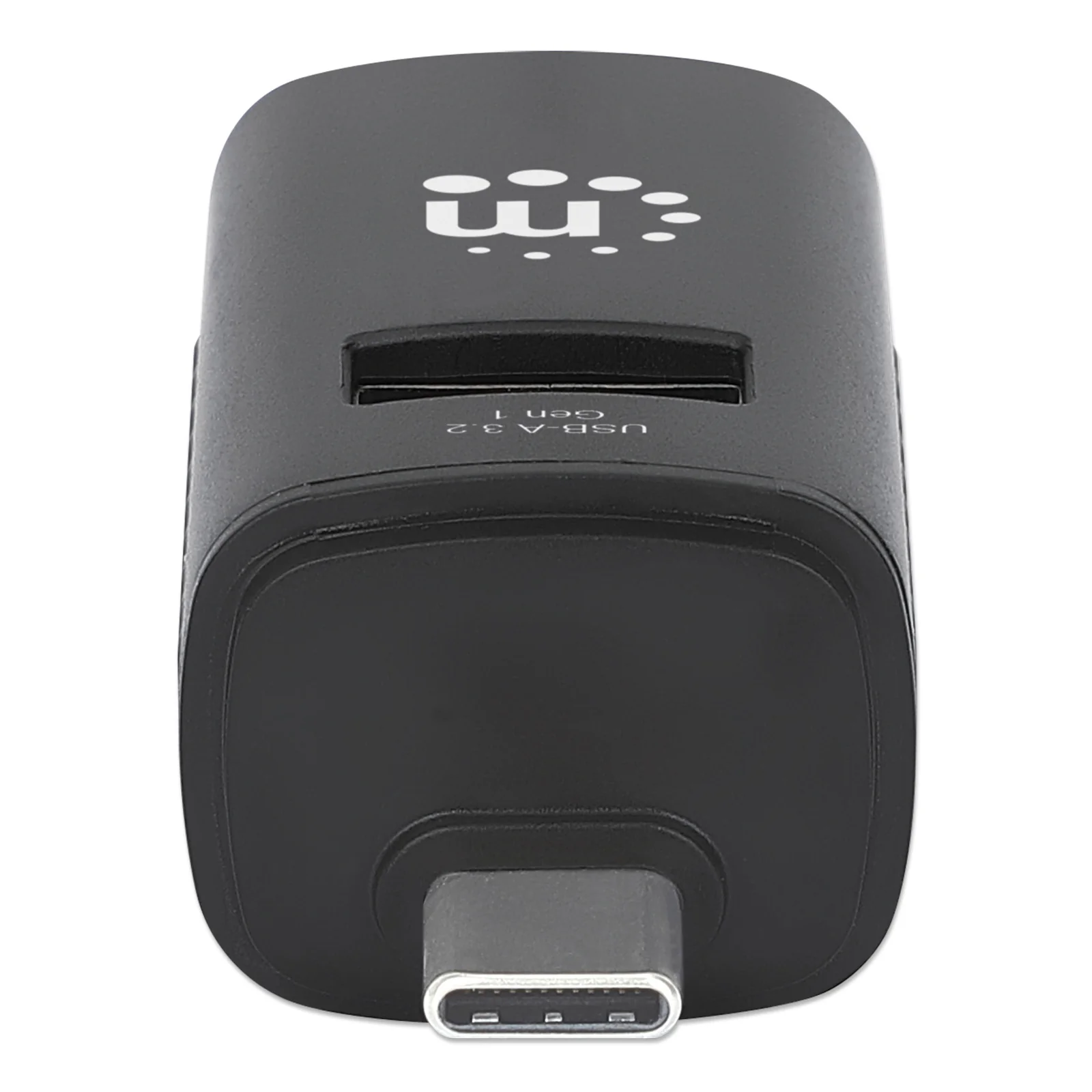 Manhattan Hub USB-C 3 ports ultra compact, 3x USB-A (1x 5 Gbit/s USB 3.0 + 2x 480 Mbit/s USB 2.0), Alimenté par USB (aucune alimentation externe requise)