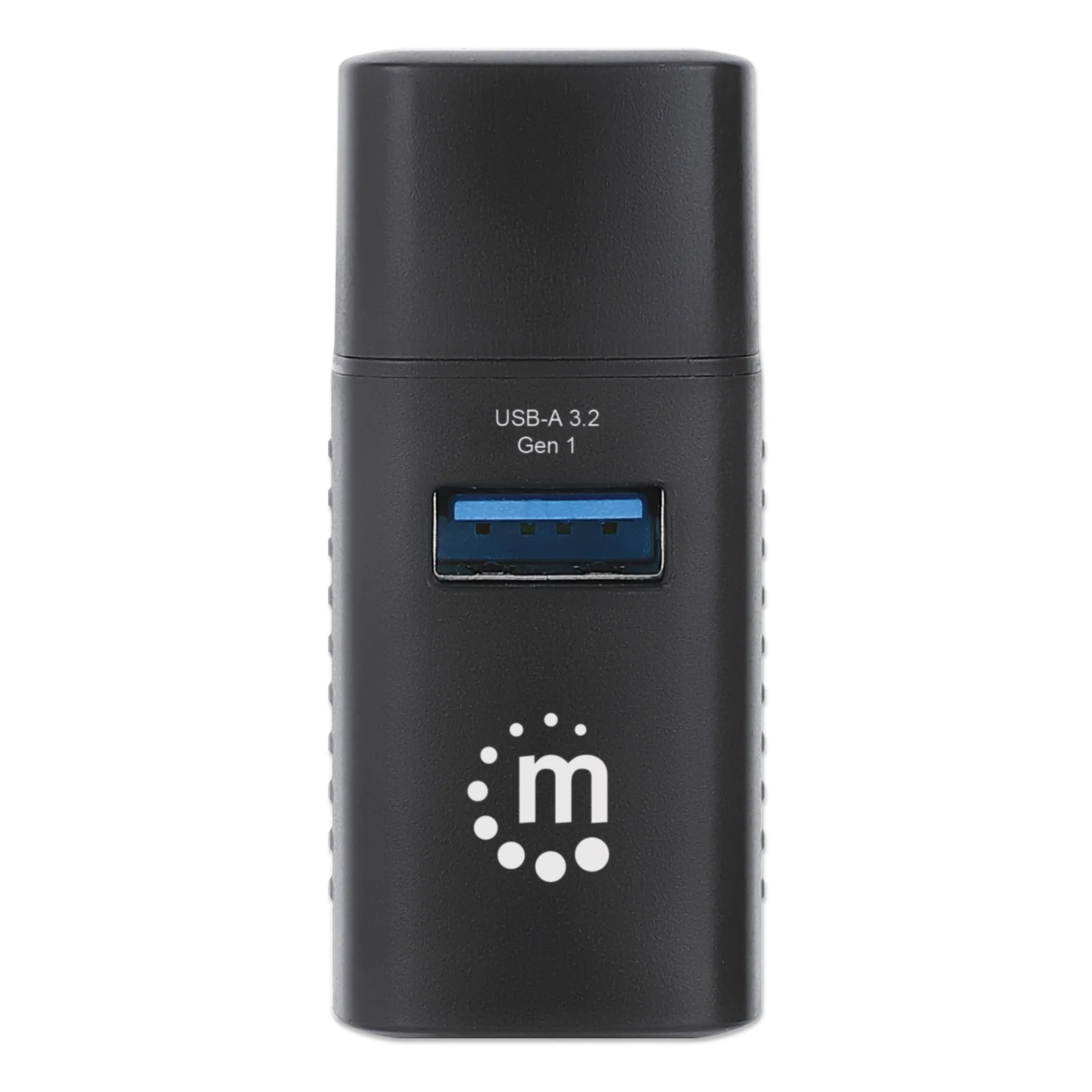 Manhattan Hub USB-C 3 ports ultra compact, 3x USB-A (1x 5 Gbit/s USB 3.0 + 2x 480 Mbit/s USB 2.0), Alimenté par USB (aucune alimentation externe requise)