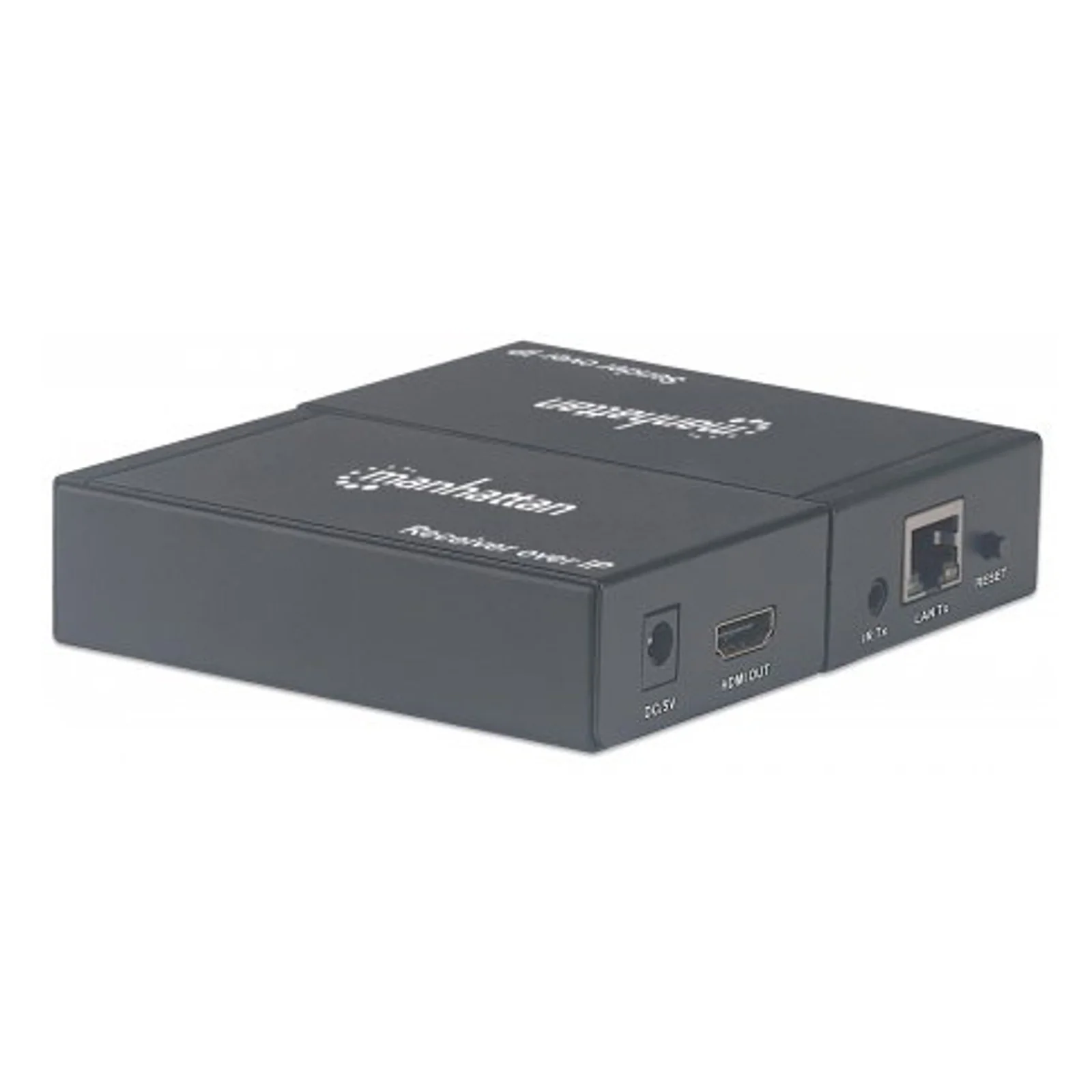 Kit d’extension HDMI 1080p sur IP, étend le signal jusqu’à 120 m via un switch réseau et un seul câble Ethernet, compatible IR, noir, garantie de 3 ans