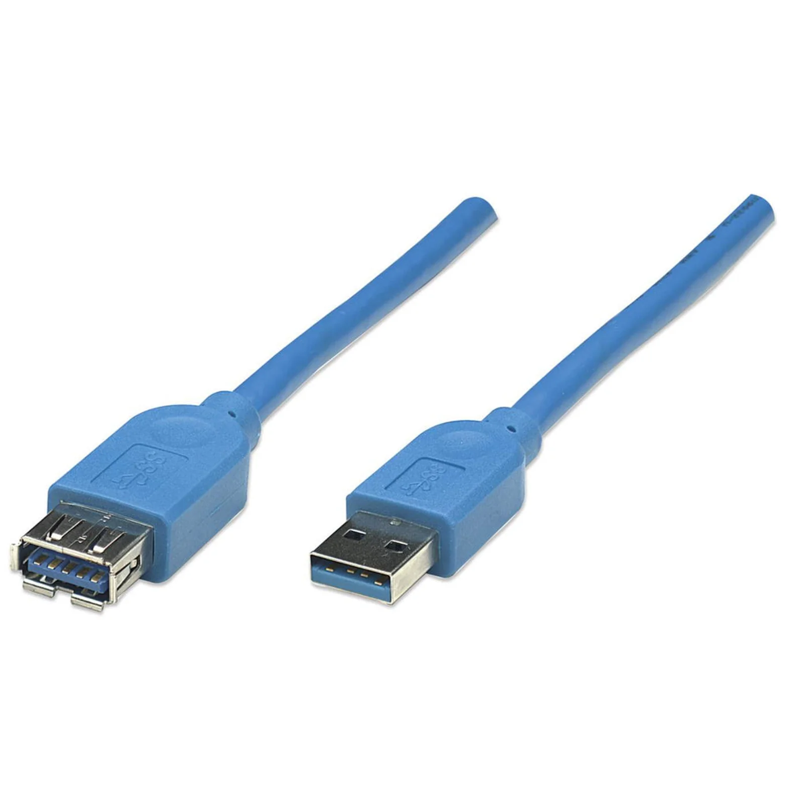 Rallonge USB-A vers USB-A, 2 m, mâle vers femelle, 5 Gbit/s (USB 3.2 Gen1 / USB 3.0), bleu, garantie à vie, équivalent à USB3SEXT2MBK (sauf la couleur)