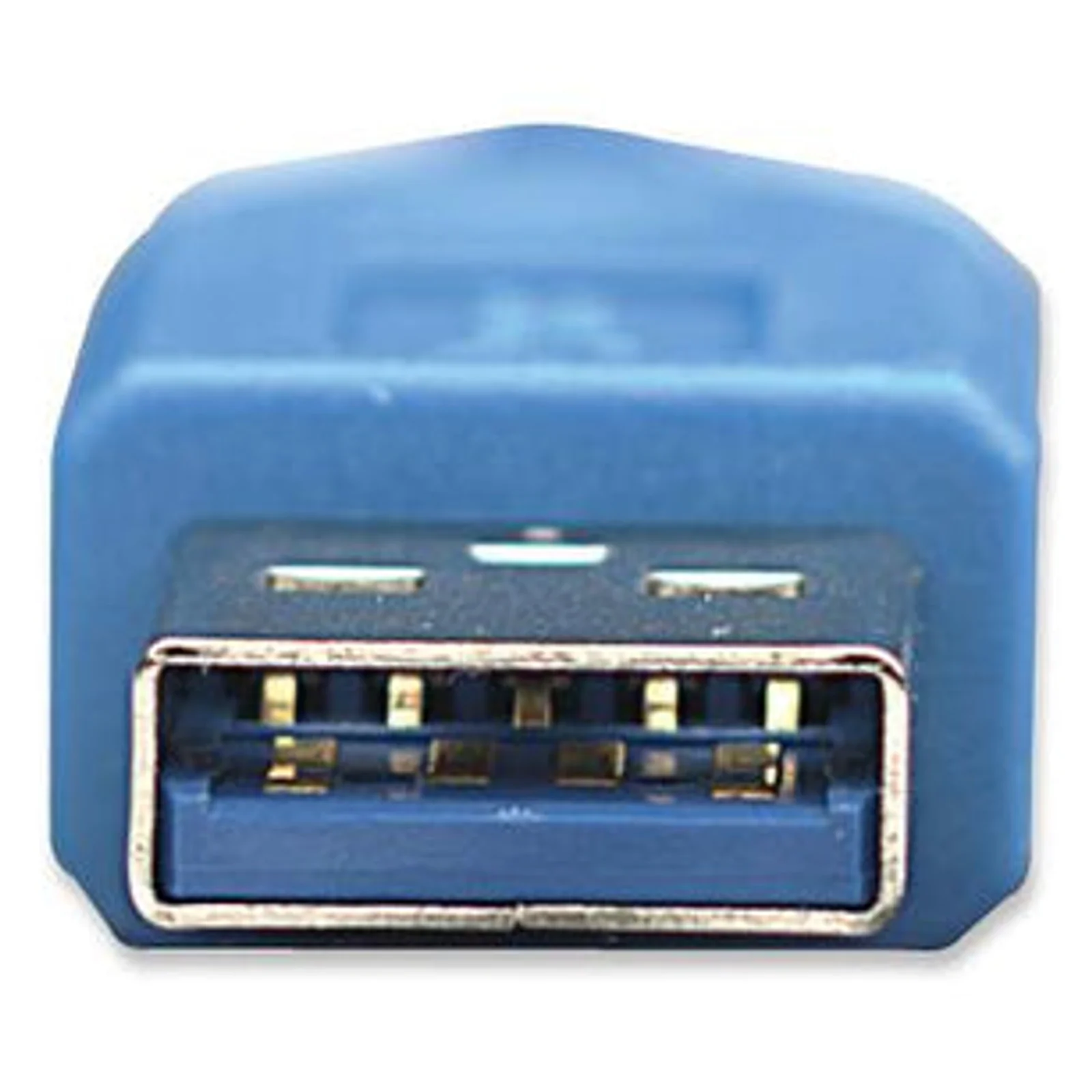 Manhattan Rallonge USB-A vers USB-A, 2 m, mâle vers femelle, 5 Gbit/s (USB 3.2 Gen1 / USB 3.0), bleu, garantie à vie, équivalent à USB3SEXT2MBK (sauf la couleur)