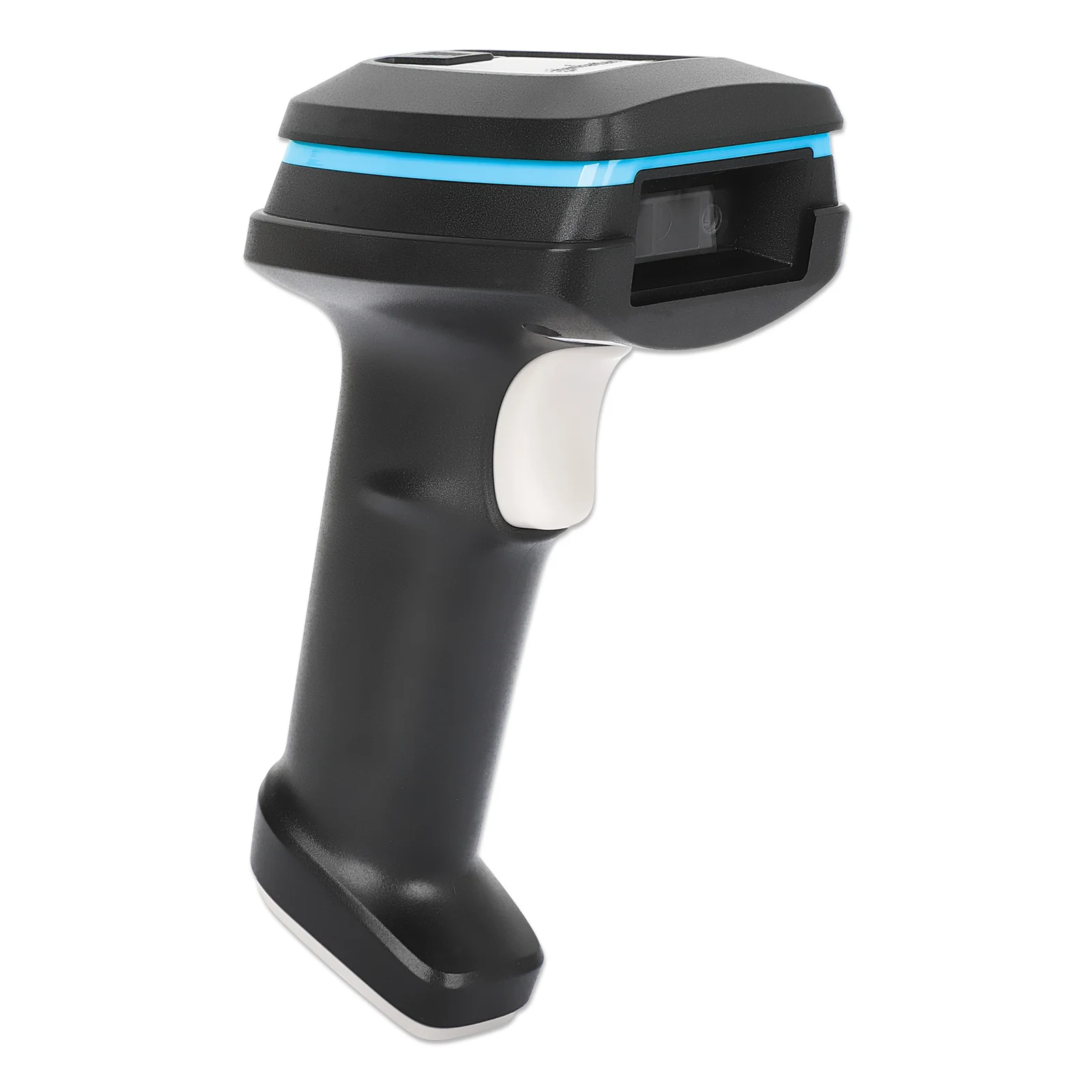 Manhattan Scanner code-barres 2D sans fil, profondeur de lecture 250 mm, portée effective jusqu’à 80 m (ligne de vue), lumière ambiante max. 100 000 lux, noir, câble de charge USB-A vers USB-C (1 m) inclus, garantie 3 ans