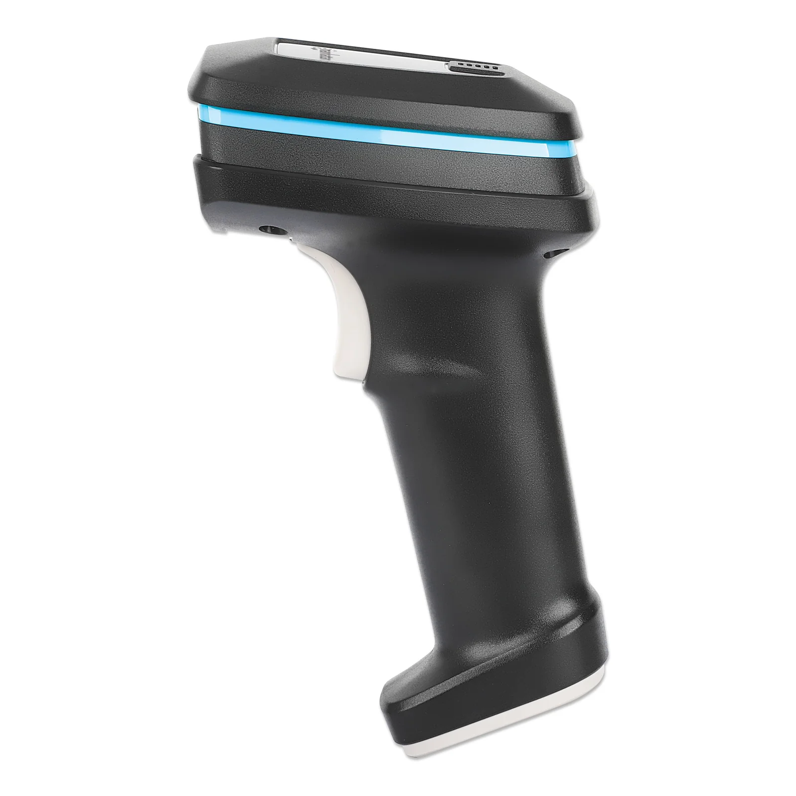 Manhattan Scanner code-barres 2D sans fil, profondeur de lecture 250 mm, portée effective jusqu’à 80 m (ligne de vue), lumière ambiante max. 100 000 lux, noir, câble de charge USB-A vers USB-C (1 m) inclus, garantie 3 ans