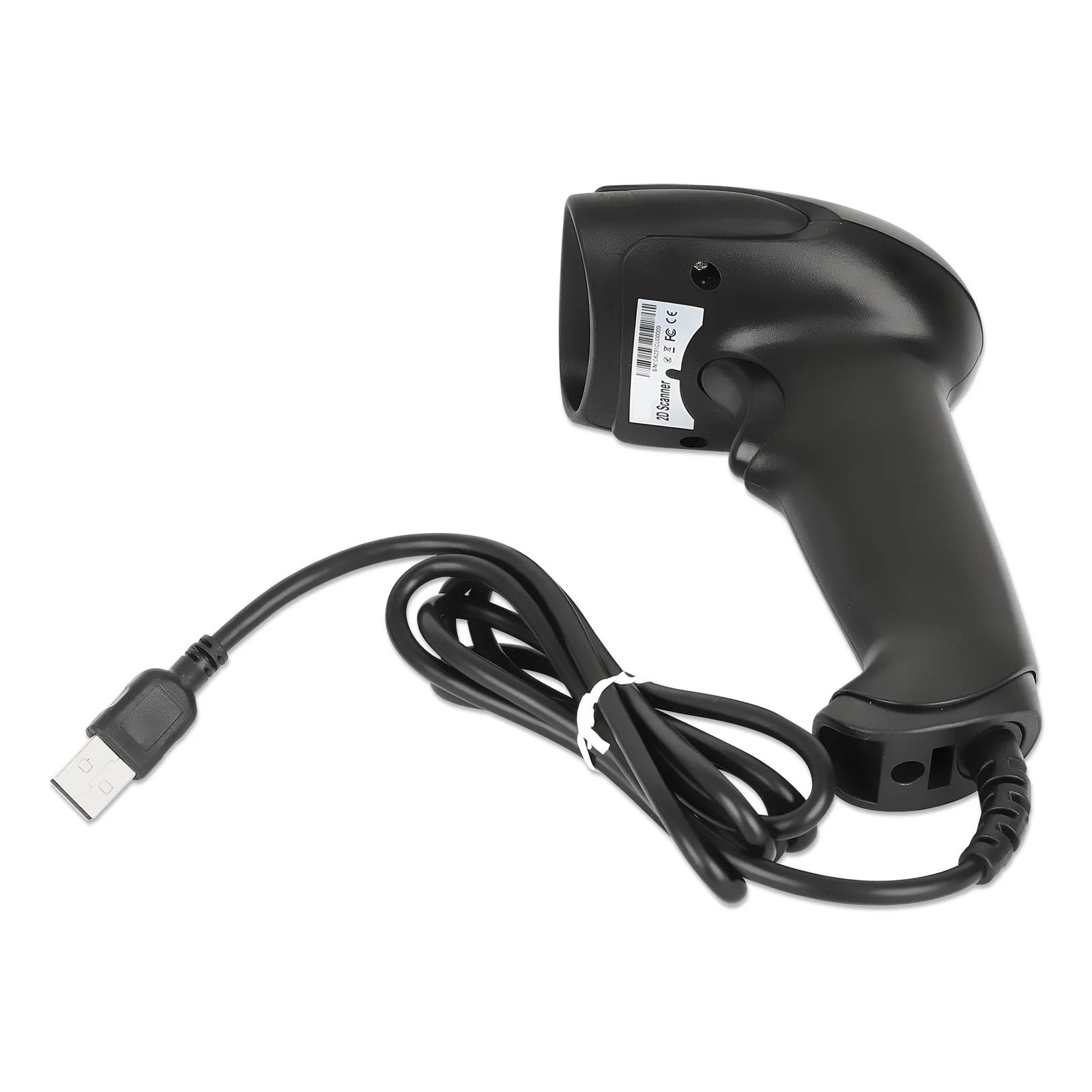 Manhattan Scanner de codes-barres CCD filaire, USB, largeur de lecture 60 mm, câble 152 cm, luminosité ambiante max. 5 000 lux, noir, garantie 3 ans