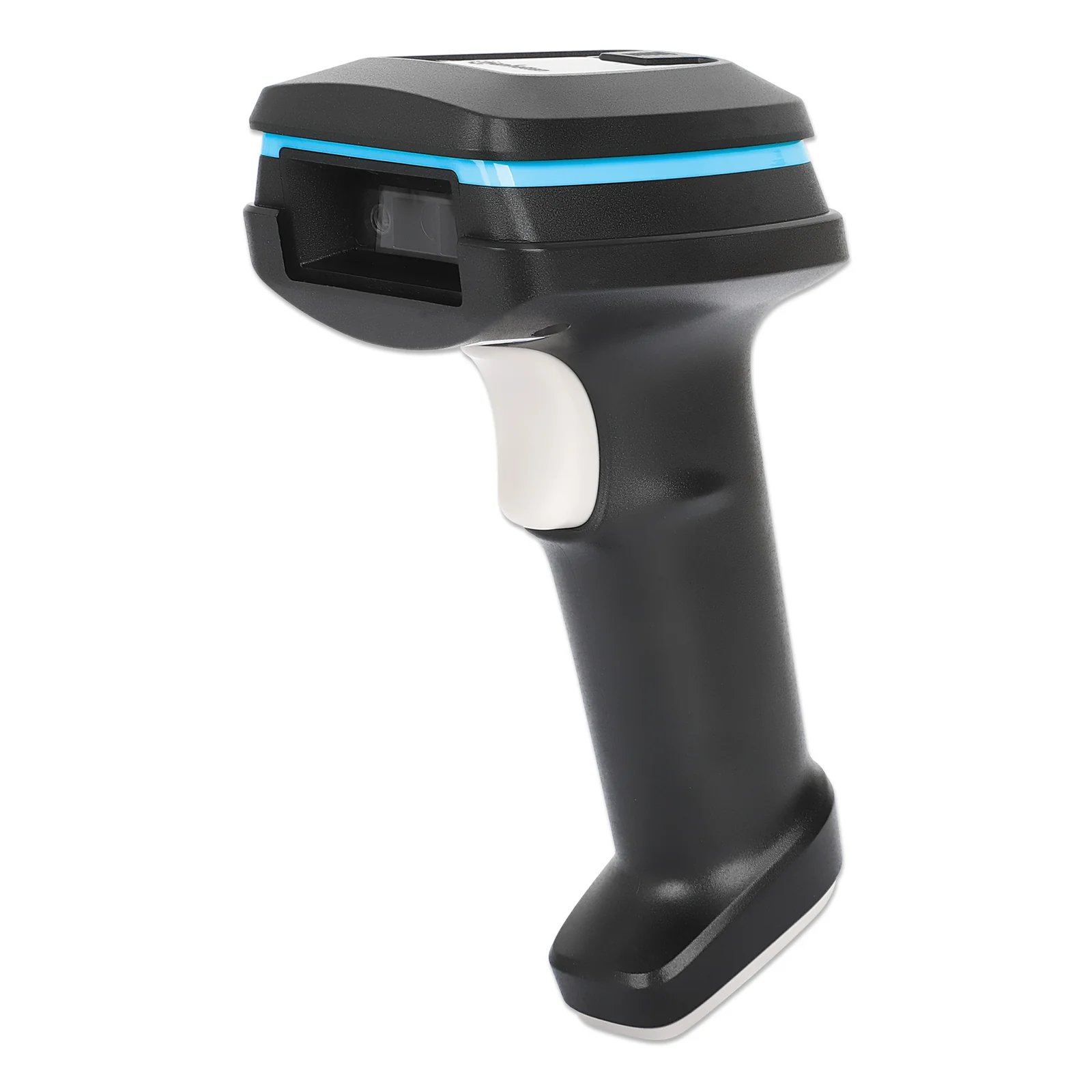 Scanner de codes-barres LED 2D longue portée, USB, profondeur de lecture 450 mm, luminosité ambiante max. 100 000 lux, compatible codes 1D et 2D, câble RJ45 vers USB-A 1,8 m, noir, garantie 3 ans
