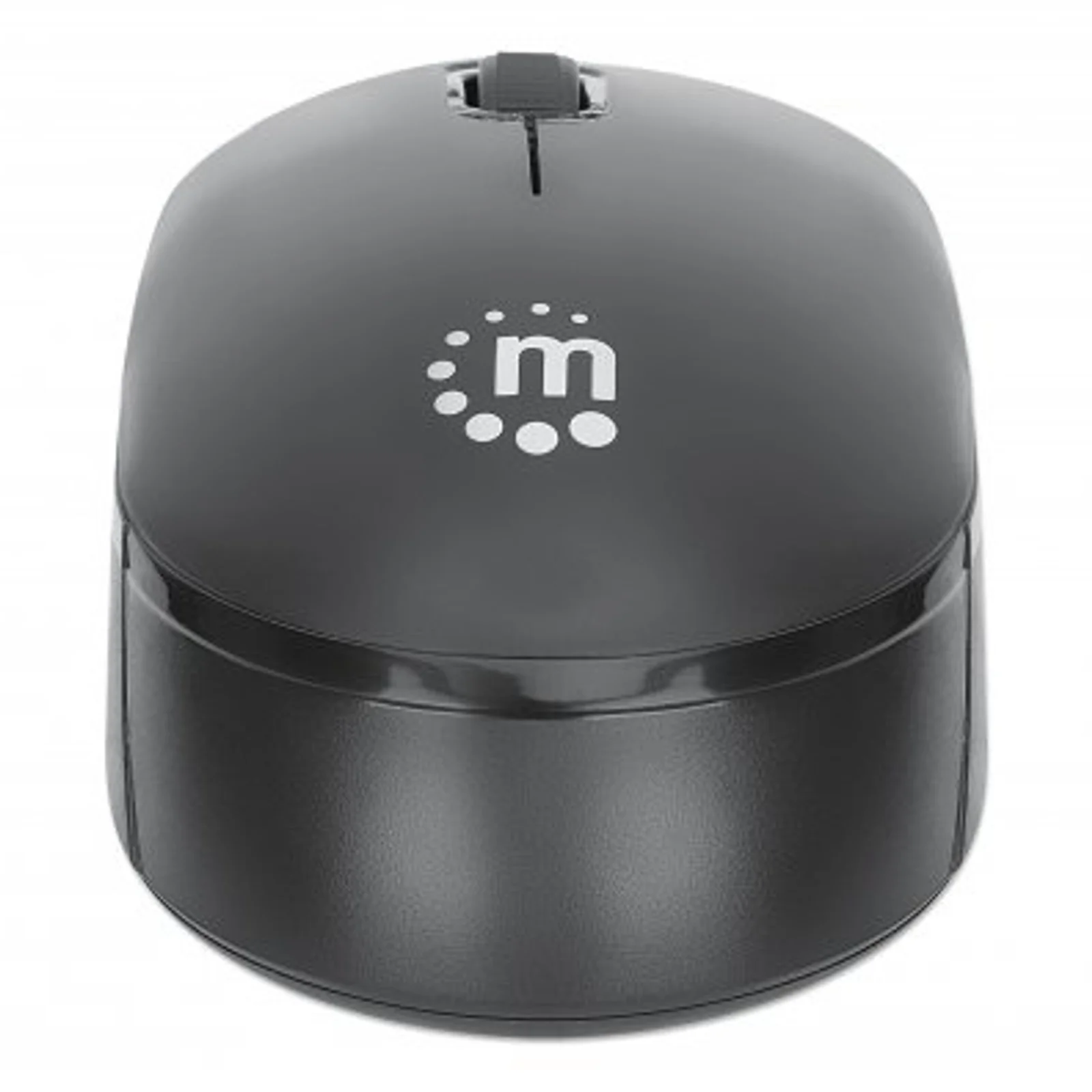Manhattan Souris sans fil Performance III, noire, 1000 dpi, 2,4 GHz (jusqu’à 10 m), USB, optique, ambidextre, 3 boutons avec molette, nano récepteur USB, pile AA non incluse, garantie 3 ans
