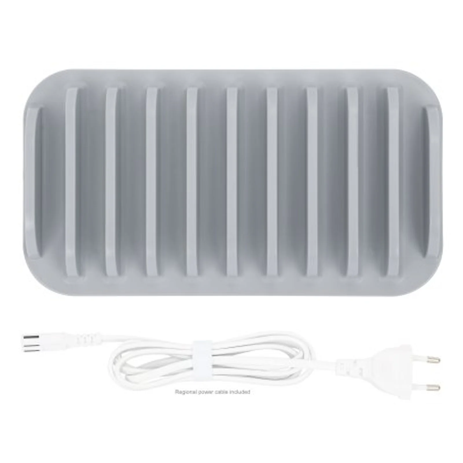 Manhattan Station de charge à 10 ports : 3 USB-C (jusqu’à 18 W PD) et 7 USB-A (jusqu’à 12 W), puissance totale de 120 W, blanc/gris, garantie de 3 ans