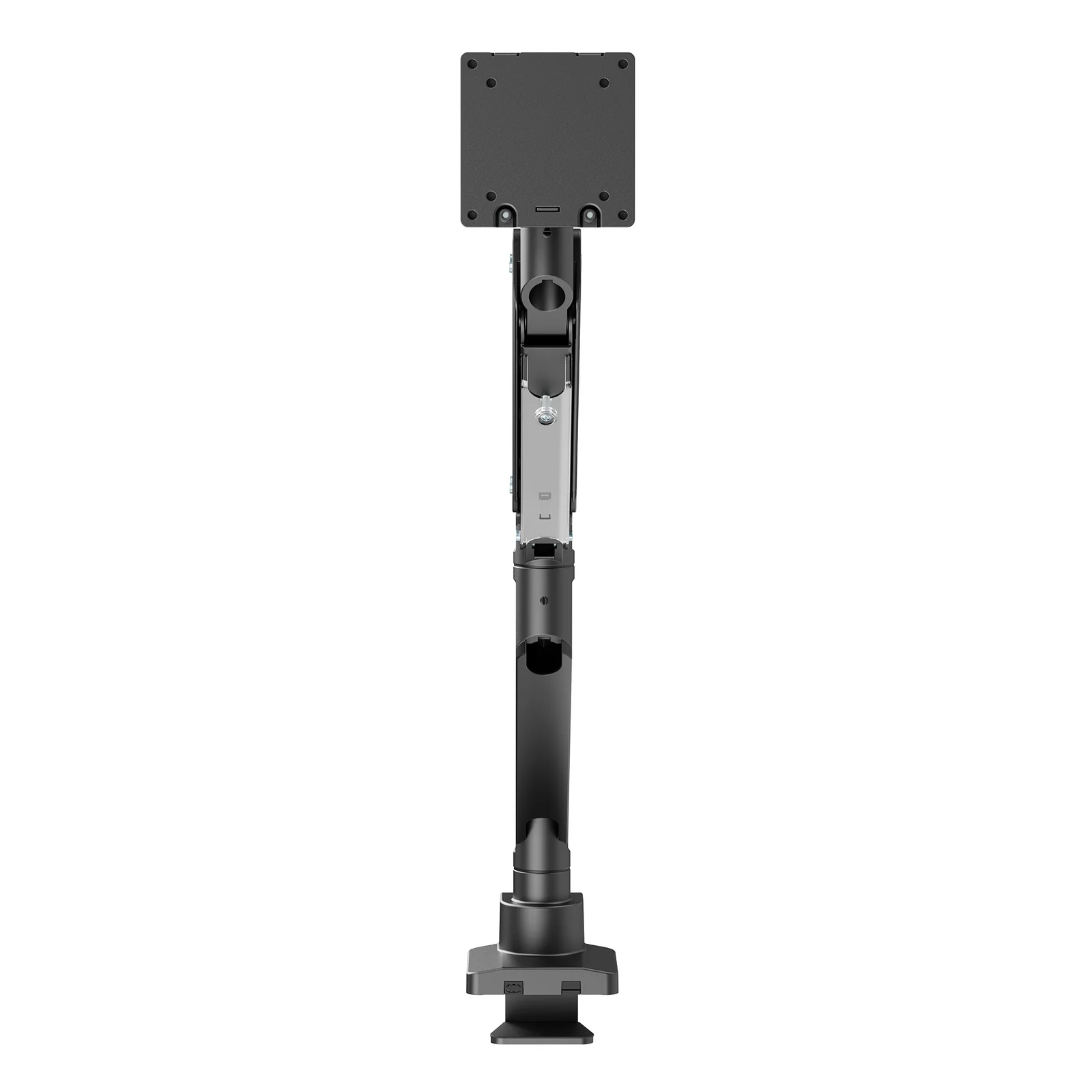 Manhattan Support de bureau pour TV/moniteurs (bras à vérin gaz à Bras articulé), écrans 13" à 42", fixation à l’arrière par pince ou passe-câble, Compatibilité VESA : de 75x75 à 200x200mm (vérifiez les dimensions des quatre trous de fixation à l’arrière), max 20kg