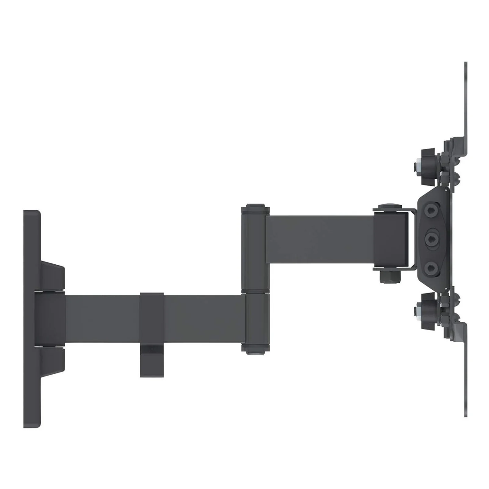 Manhattan Support mural pour TV/moniteurs (Bras articulé), écrans 13" à 42", Compatibilité VESA : de 75x75 à 200x200 mm (vérifiez les dimensions des quatre trous de fixation à l’arrière), charge max. 20 kg, noir