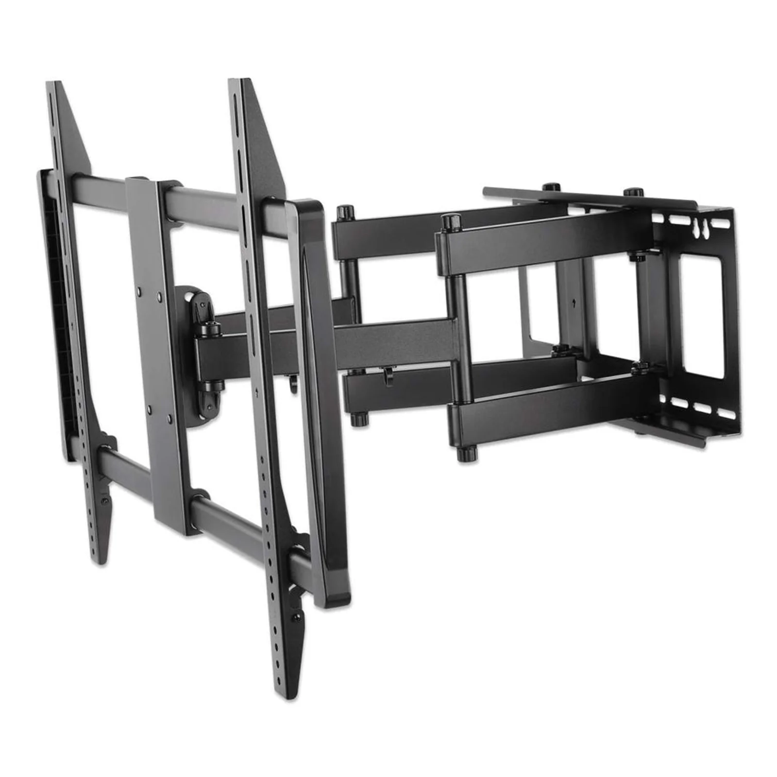 Support mural pour TV/moniteurs (Bras articulé), écrans 37" à 100", Compatibilité VESA : de 200x200 à 900x600 mm (vérifiez les dimensions des quatre trous de fixation à l’arrière), charge max. 80 kg, noir
