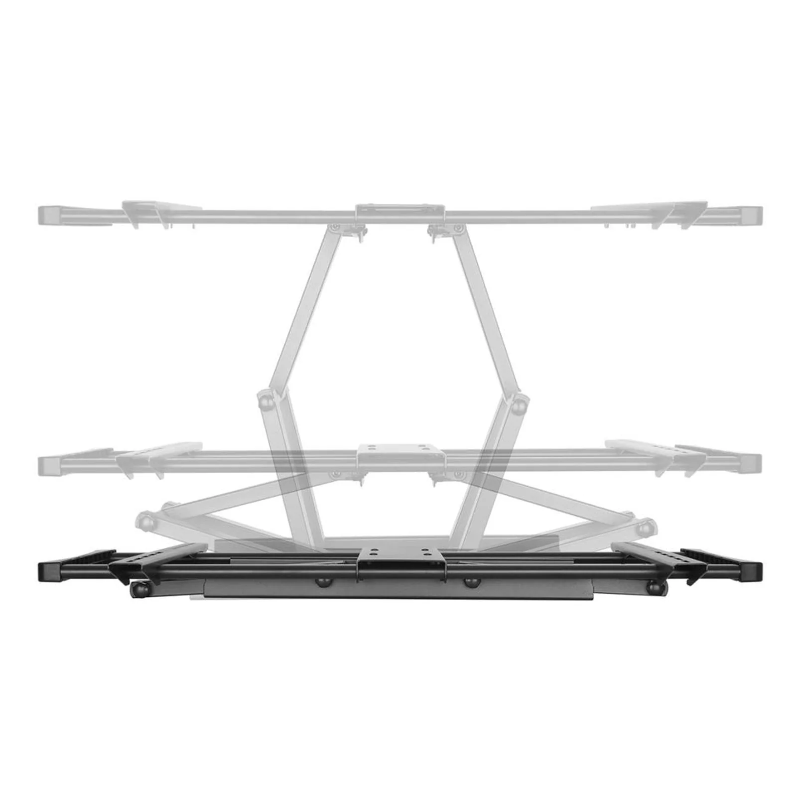 Manhattan Support mural pour TV/moniteurs (Bras articulé), écrans 37" à 100", Compatibilité VESA : de 200x200 à 900x600 mm (vérifiez les dimensions des quatre trous de fixation à l’arrière), charge max. 80 kg, noir