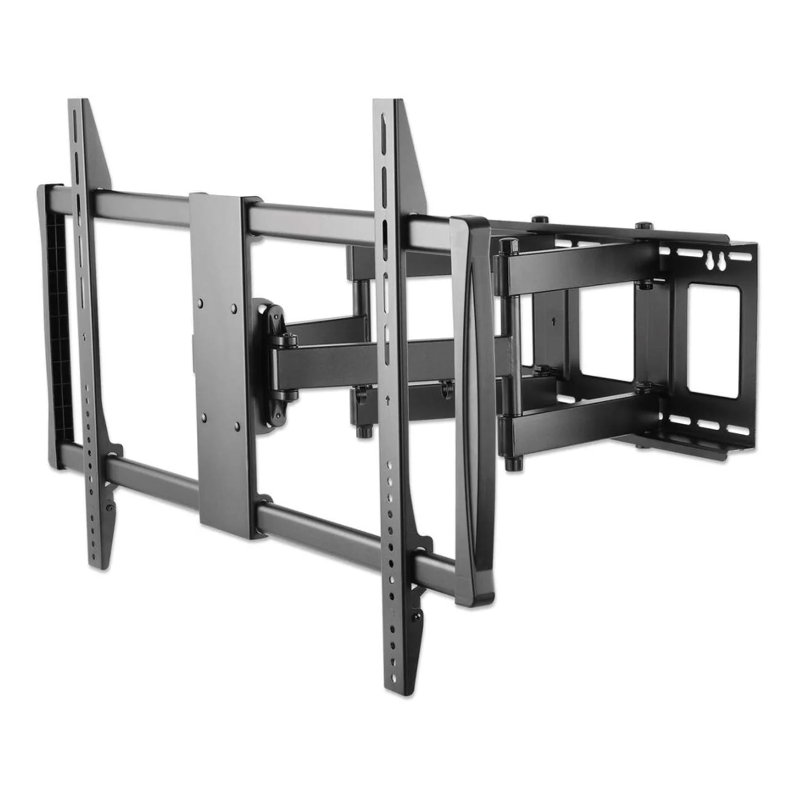 Manhattan Support mural pour TV/moniteurs (Bras articulé), écrans 37" à 100", Compatibilité VESA : de 200x200 à 900x600 mm (vérifiez les dimensions des quatre trous de fixation à l’arrière), charge max. 80 kg, noir