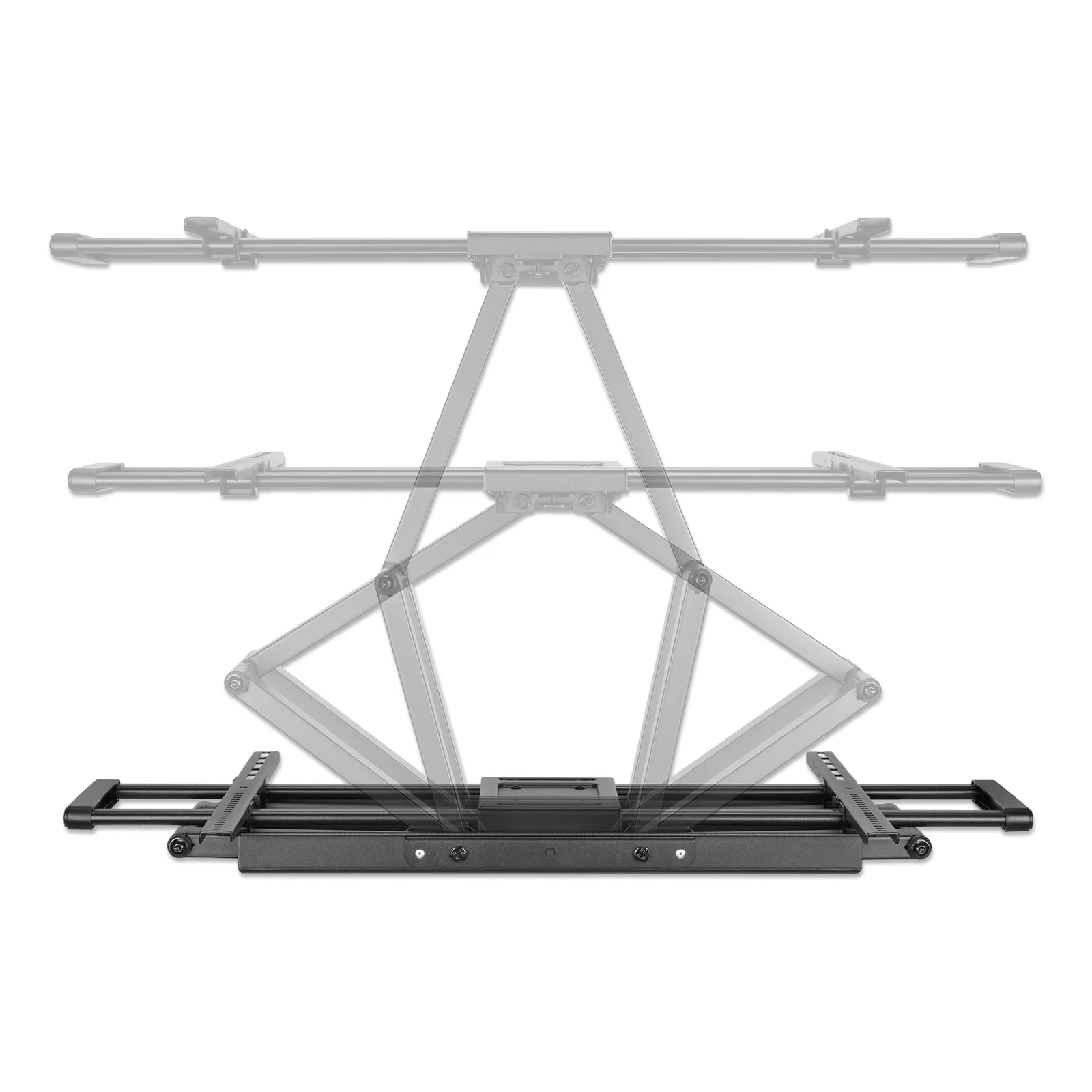 Manhattan Support mural pour TV/moniteurs (Bras articulé), écrans 37" à 120", Compatibilité VESA : de 200x200 à 900x600 mm (vérifiez les dimensions des quatre trous de fixation à l’arrière), charge max. 120 kg, noir