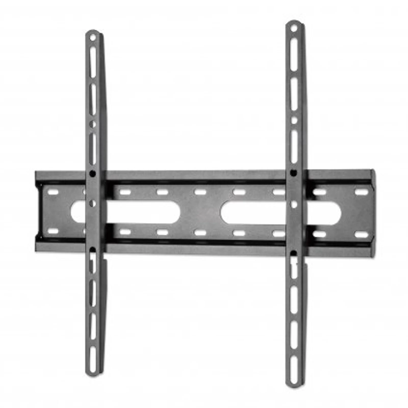 Support mural pour TV/moniteurs (fixe, profil bas), écrans 32" à 55", Compatibilité VESA : de 75x75 à 400x400 mm (vérifiez les dimensions des quatre trous de fixation à l’arrière), charge max. 45 kg, noir