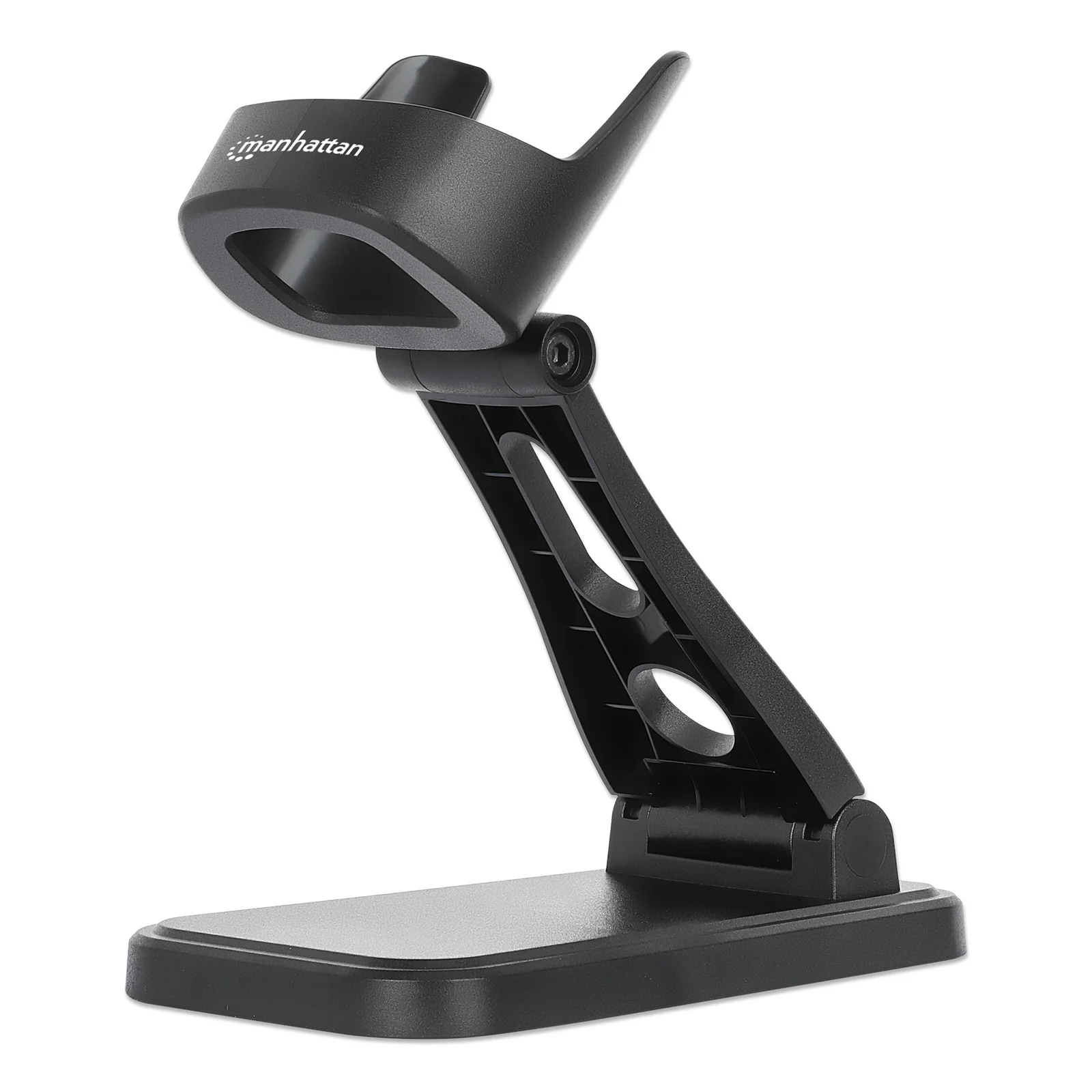 Support réglable pour scanner codes-barres, hauteur et inclinaison réglables, compatible 153997/154116/154185, noir, garantie à vie