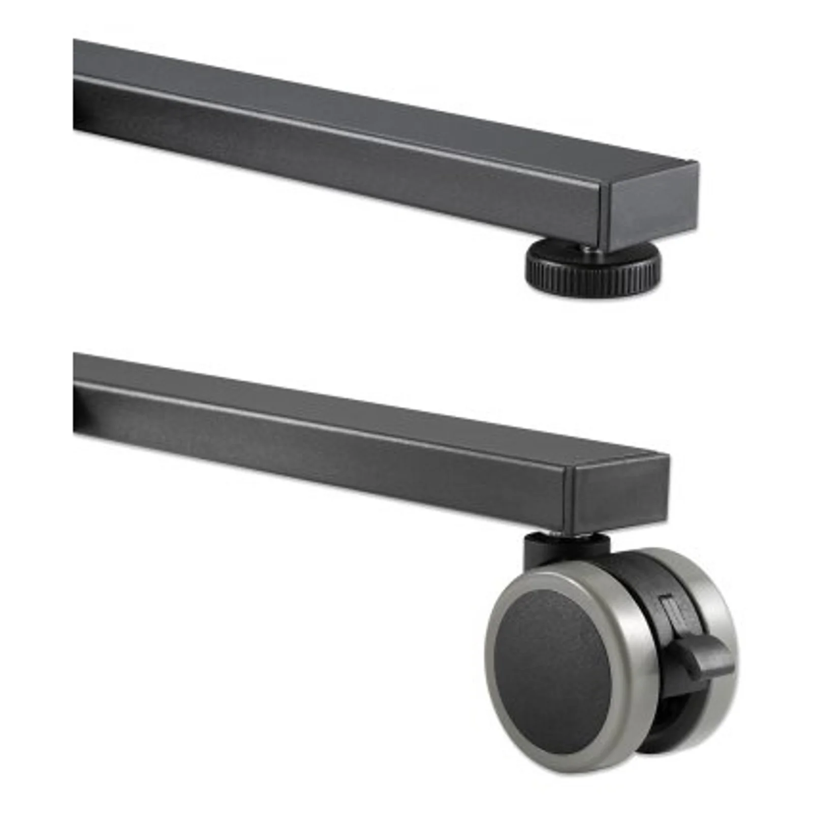 Manhattan Support sur roulettes pour TV/moniteurs, écrans 34" à 55", Compatibilité VESA : de 200x200 à 400x400 mm (vérifiez les dimensions des quatre trous de fixation à l’arrière), charge max. 35 kg, hauteur réglable sur 4 niveaux