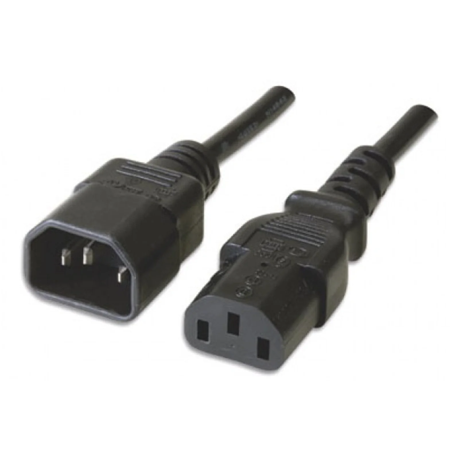 Techly C13/C14, 3m Noir Coupleur C13 Coupleur C14