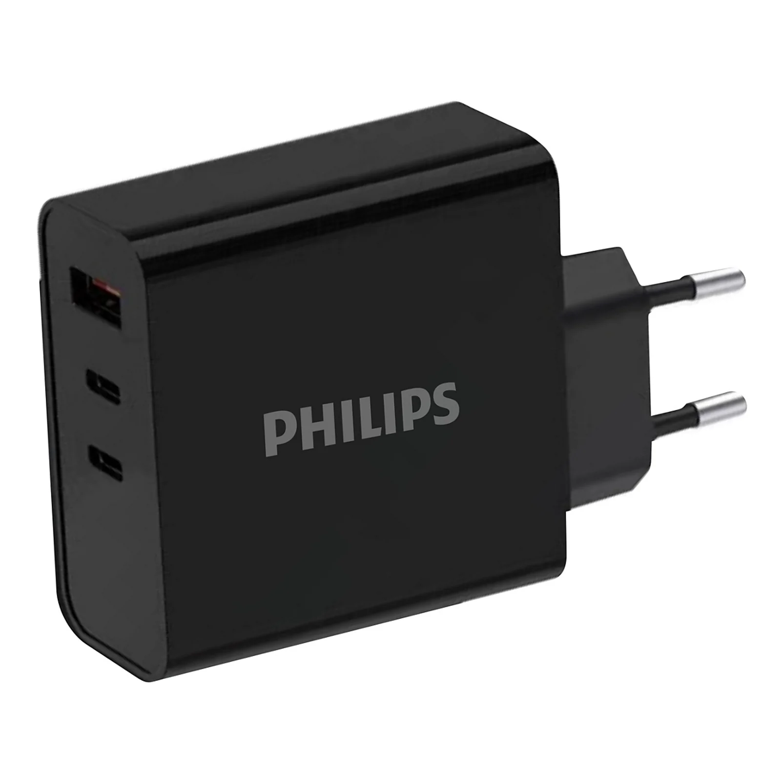 Philips Chargeur secteur 65W 2 ports USB-Type C et 1 USB-A