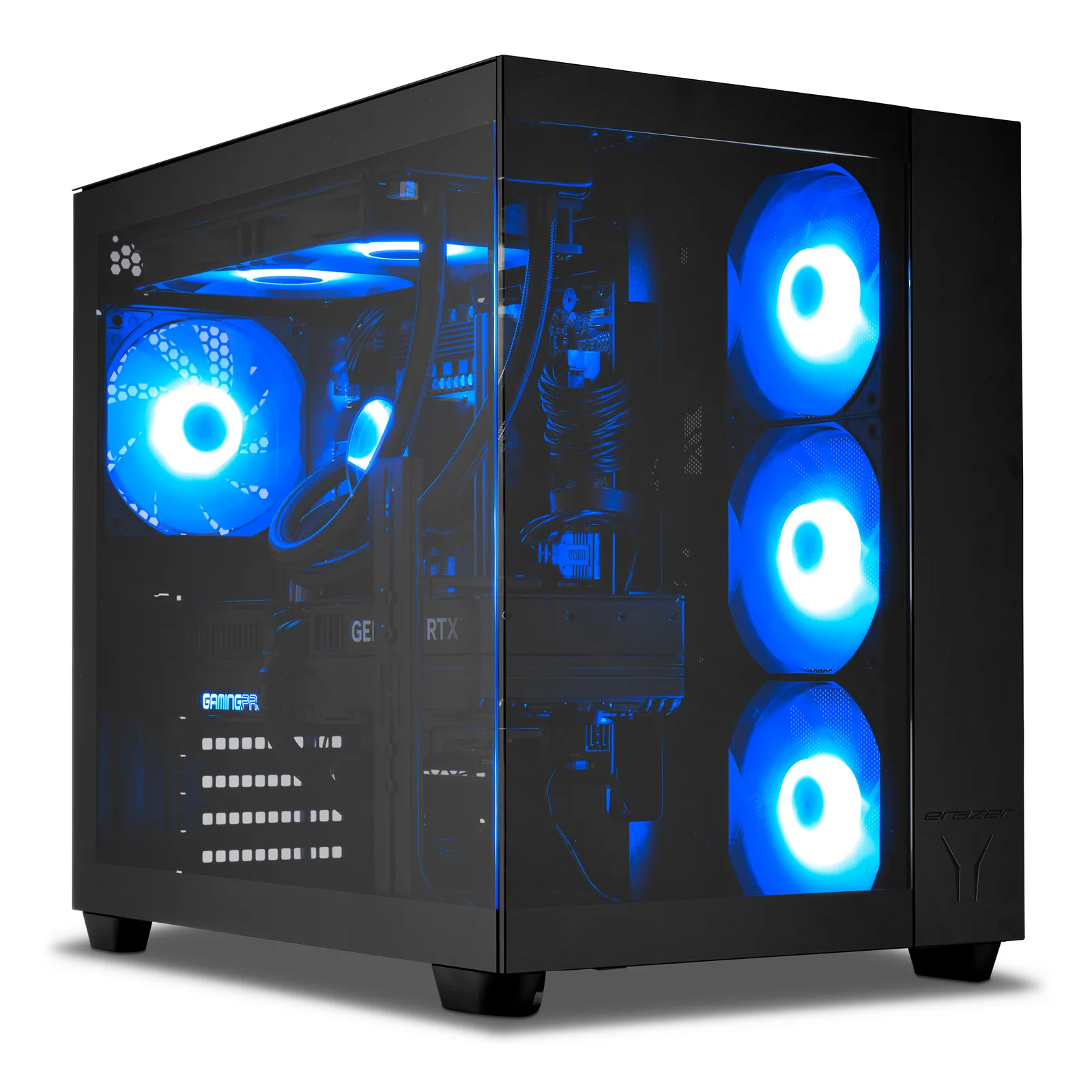 ERAZER Tank X10e MD340064 Intel® Core™ i7 i7-14700 32 Go DDR5-SDRAM 2 To SSD NVIDIA GeForce RTX 5070 Ti Windows 11 Home Bureau PC Noir