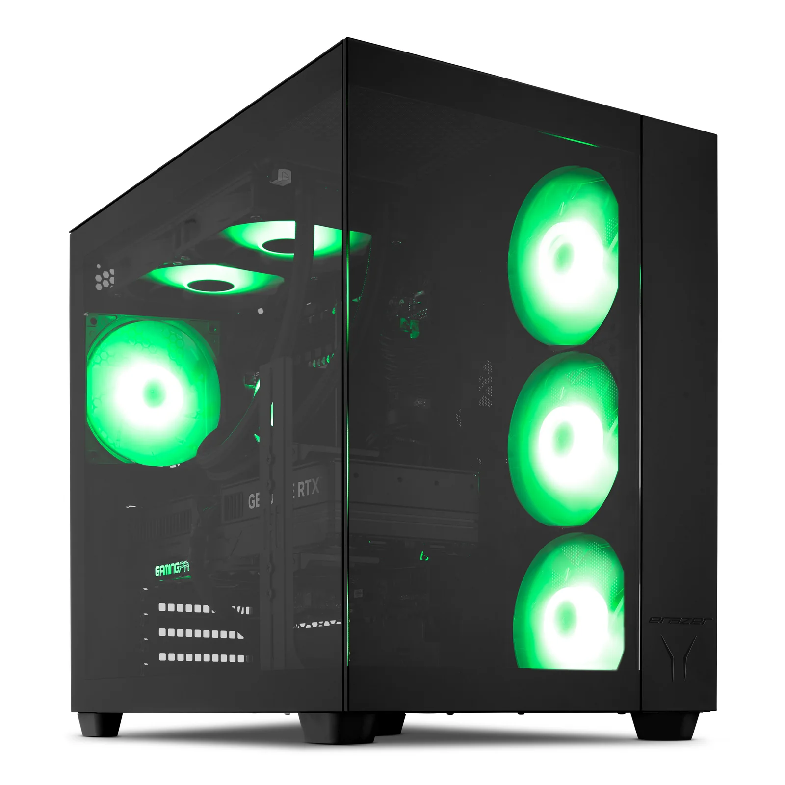 ERAZER Tank X10e MD340064 Intel® Core™ i7 i7-14700 32 Go DDR5-SDRAM 2 To SSD NVIDIA GeForce RTX 5070 Ti Windows 11 Home Bureau PC Noir
