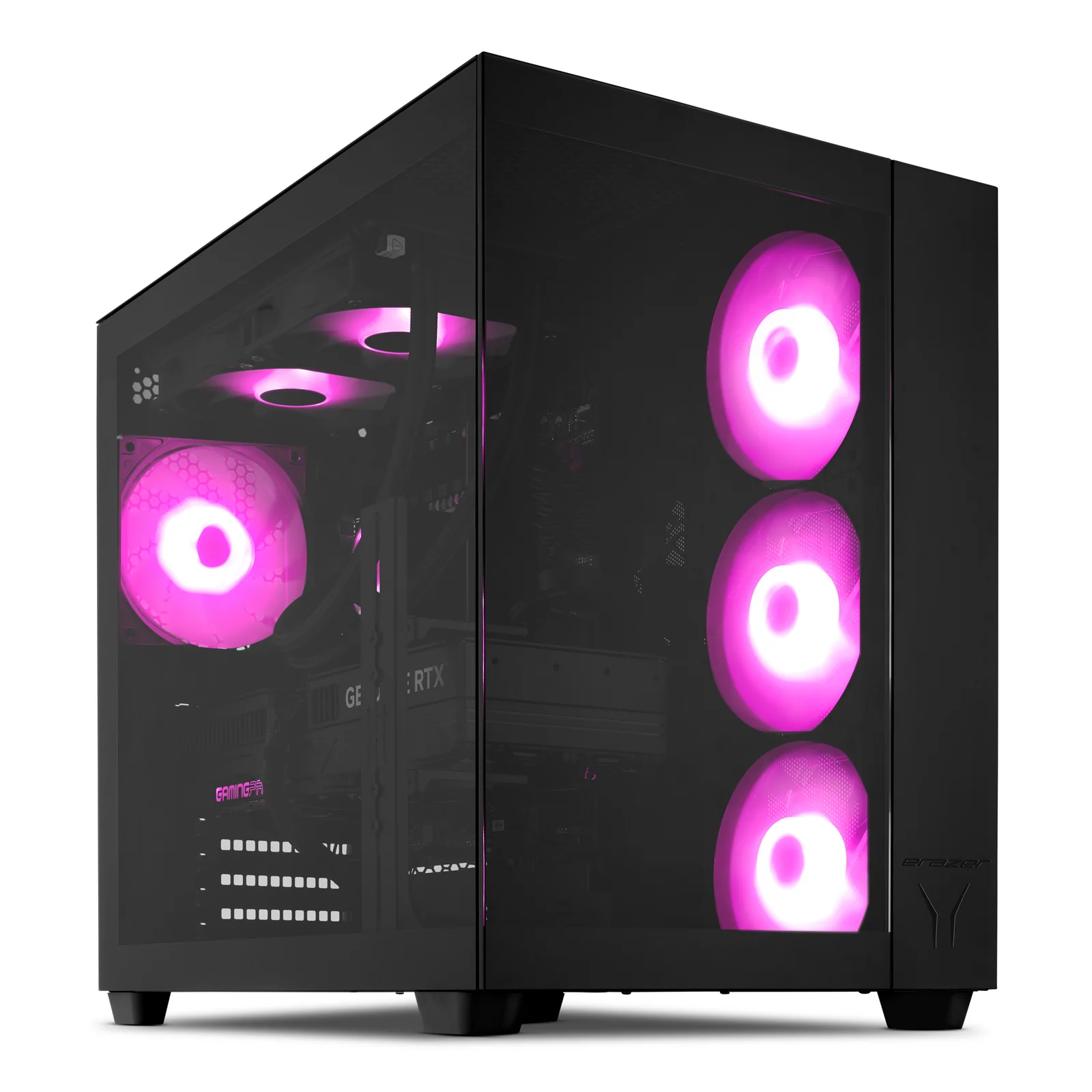 ERAZER Tank X10e MD340064 Intel® Core™ i7 i7-14700 32 Go DDR5-SDRAM 2 To SSD NVIDIA GeForce RTX 5070 Ti Windows 11 Home Bureau PC Noir