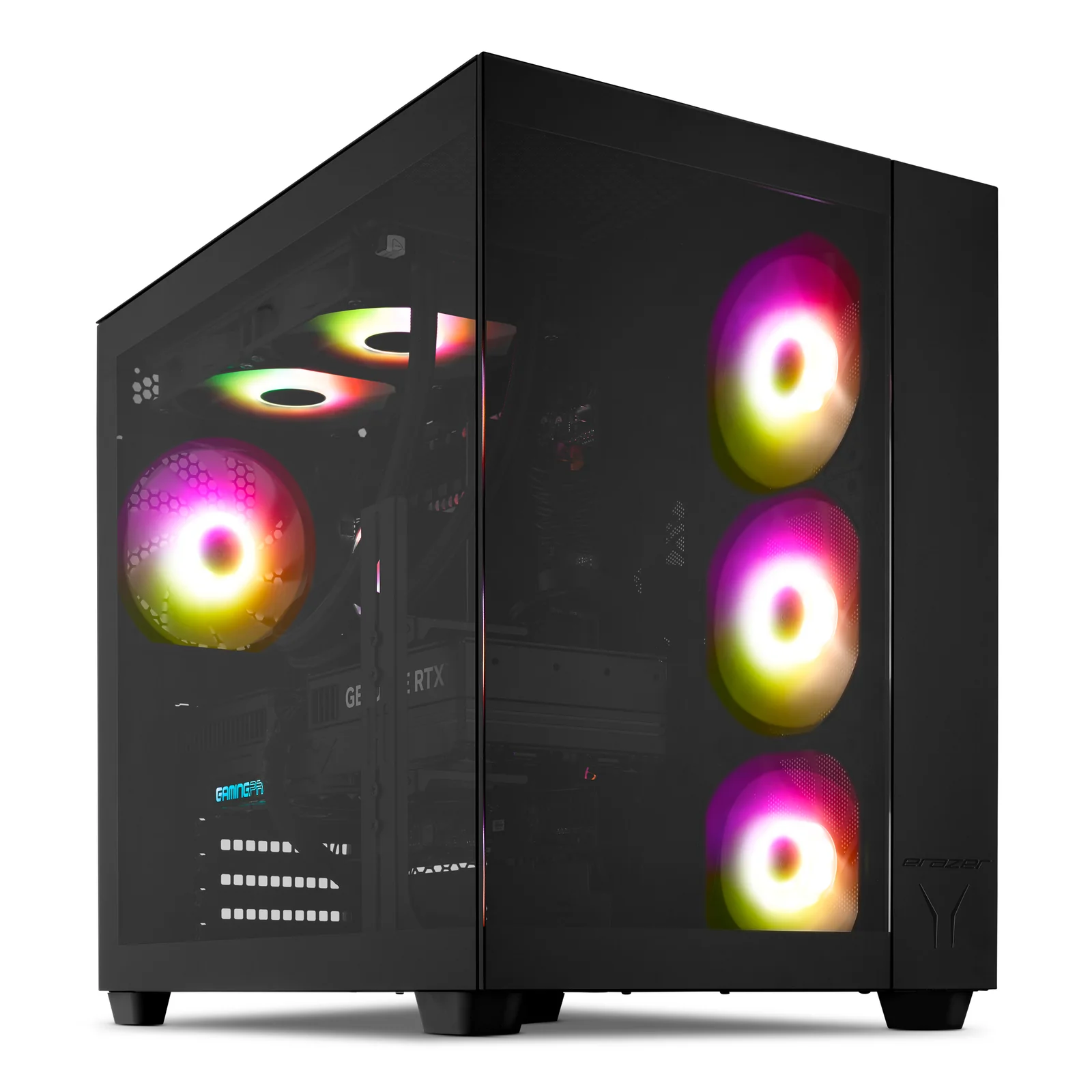 ERAZER Tank X10e MD340065 Intel® Core™ i7 i7-14700 32 Go DDR5-SDRAM 2 To SSD NVIDIA GeForce RTX 5070 Windows 11 Home Bureau PC Noir
