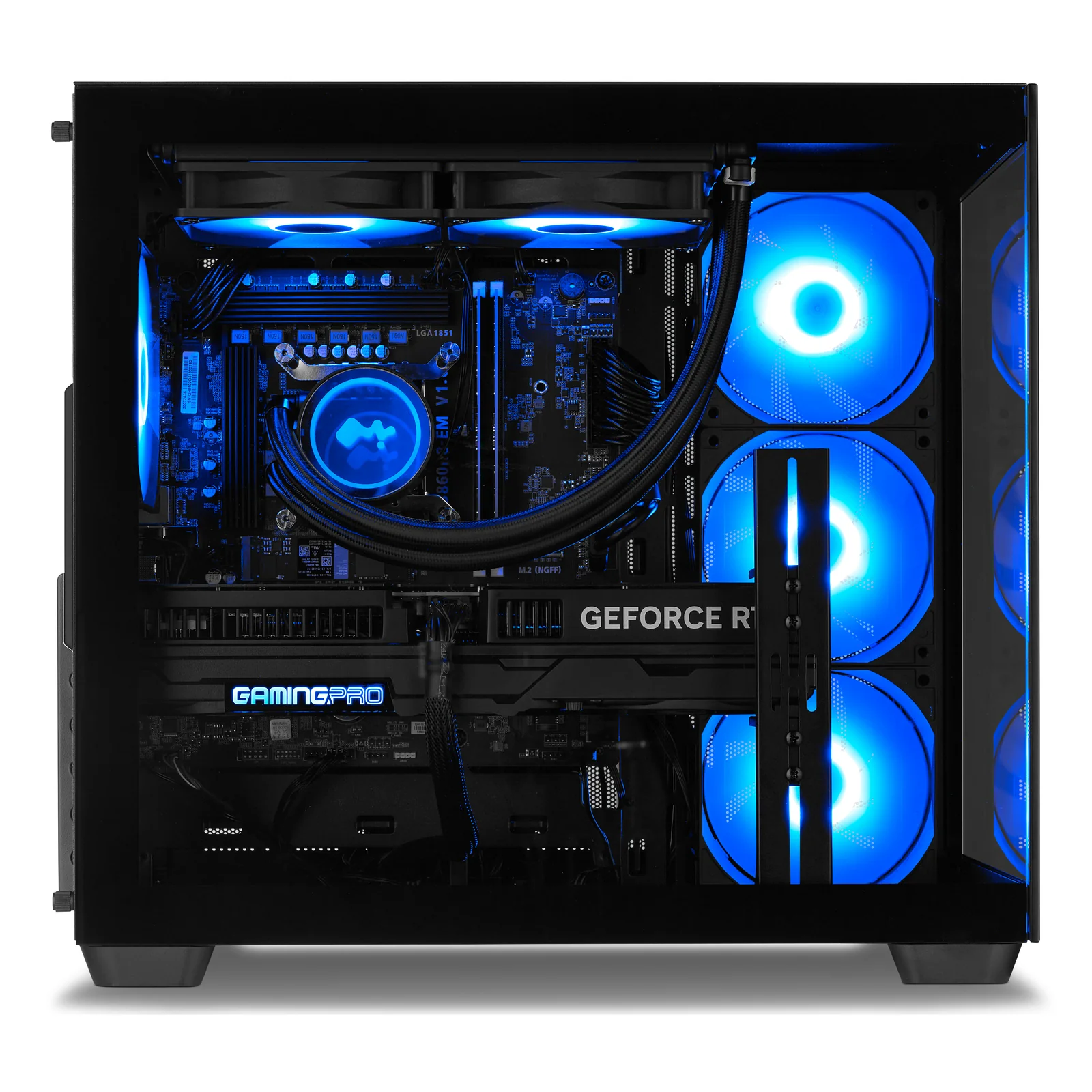 ERAZER Tank X10e MD340065 Intel® Core™ i7 i7-14700 32 Go DDR5-SDRAM 2 To SSD NVIDIA GeForce RTX 5070 Windows 11 Home Bureau PC Noir
