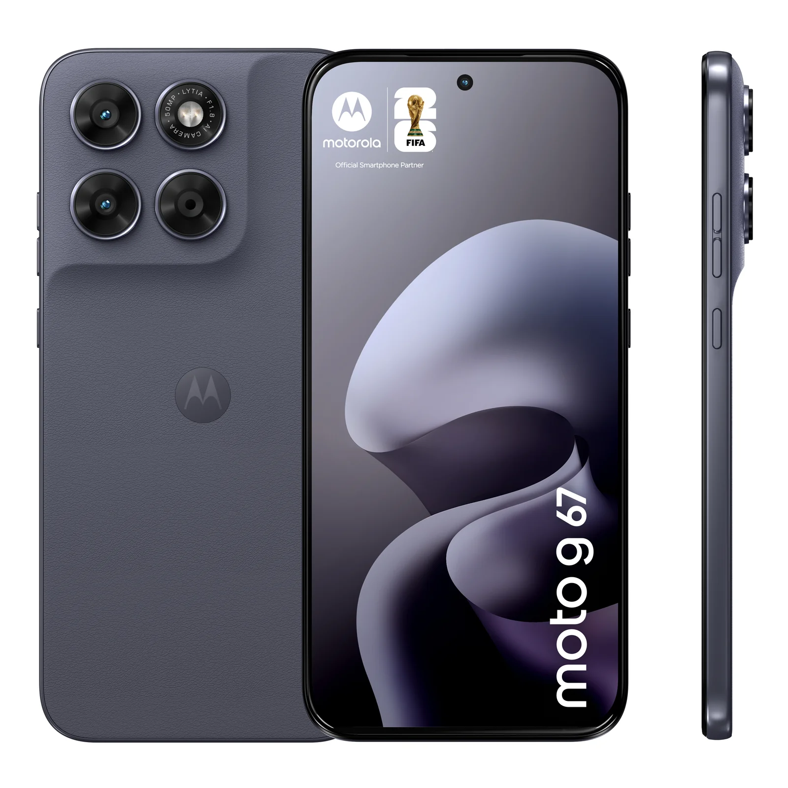 Motorola moto g67 17,3 cm (6.8") Double SIM hybride Android 16.0 5G USB Type-C 8 Go 256 Go 5200 mAh Gris