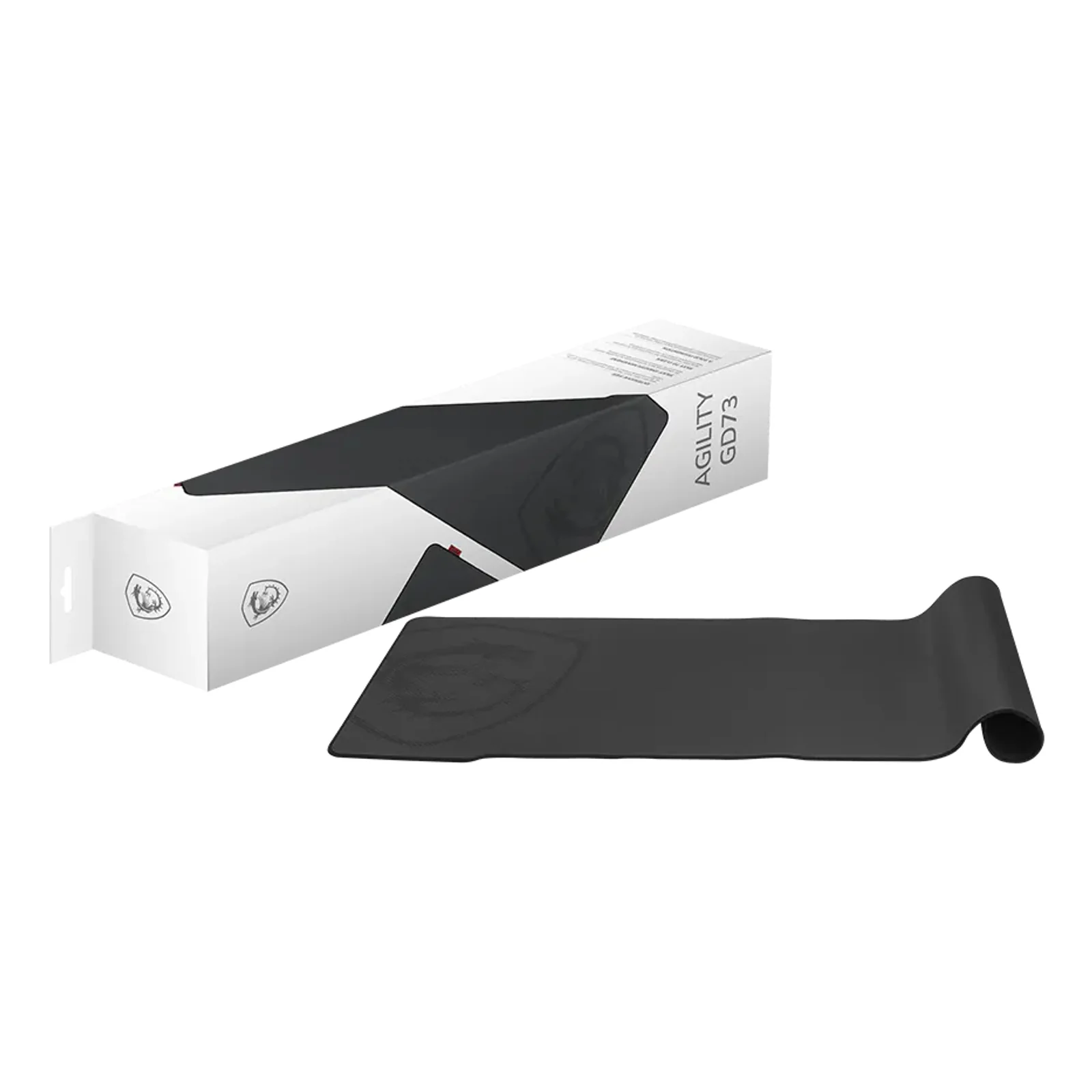 AGILITY GD73 tapis de souris Tapis de souris de jeu Noir