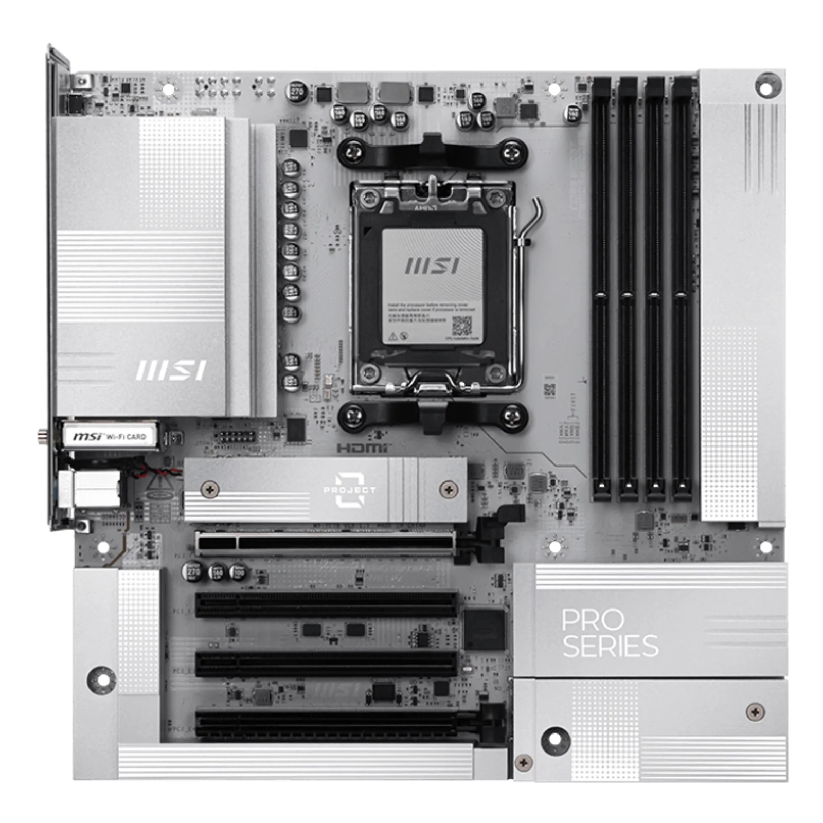 AM5 PRO B850M-A WIFI PZ M-ATX AMD B850 Emplacement AM5 micro ATX