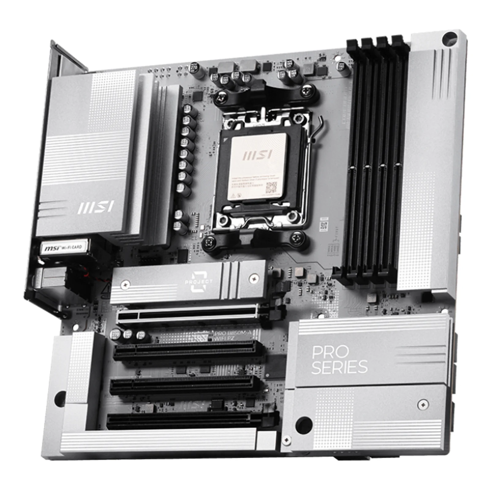 MSI AM5 PRO B850M-A WIFI PZ M-ATX AMD B850 Emplacement AM5 micro ATX