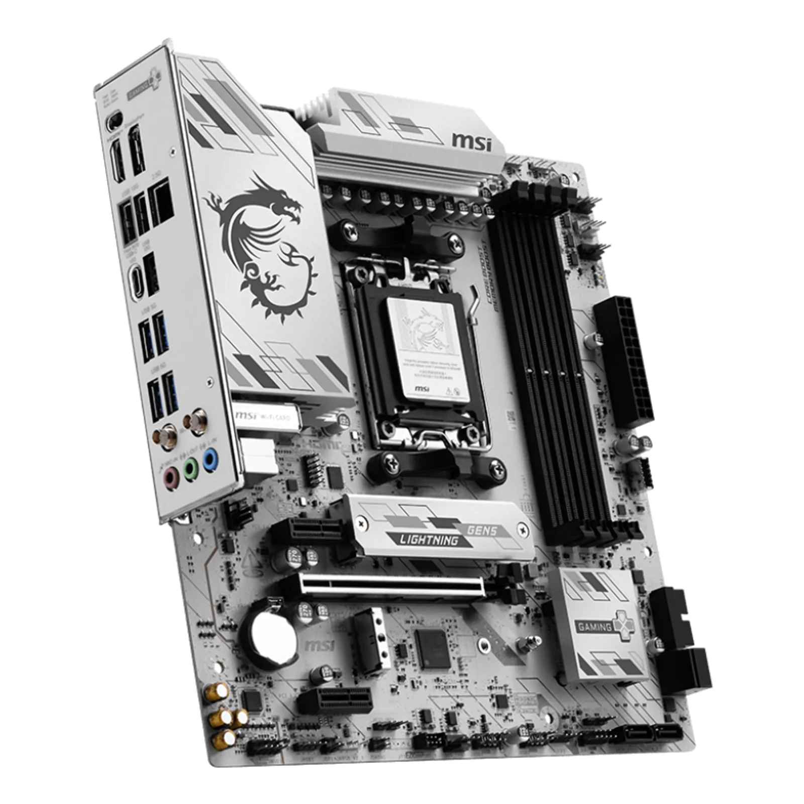 MSI B850M GAMING PLUS WIFI6E carte mère AMD B850 Emplacement AM5 micro ATX