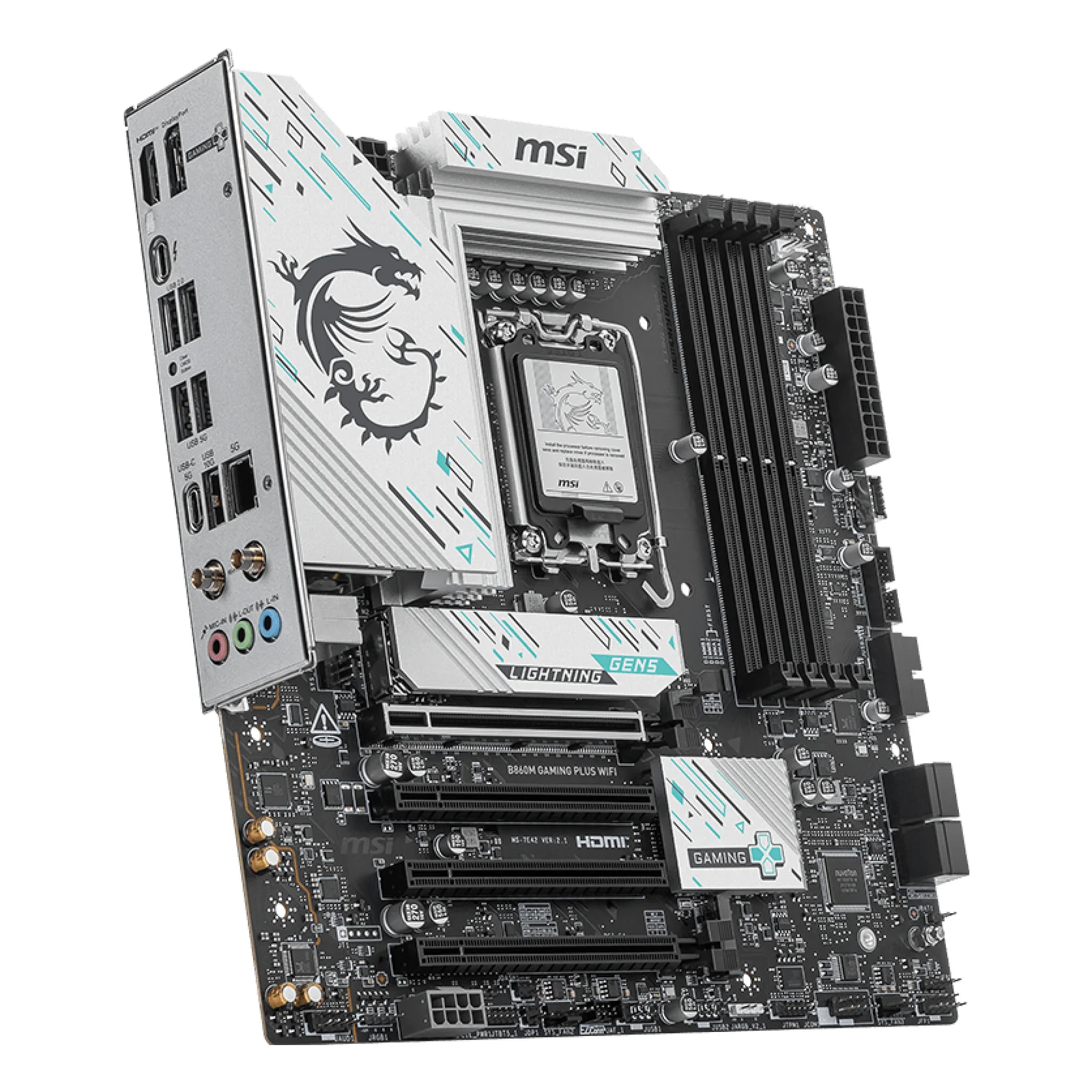 MSI B860M GAMING PLUS WIFI carte mère Intel B860 LGA 1851 (Socket V1) micro ATX