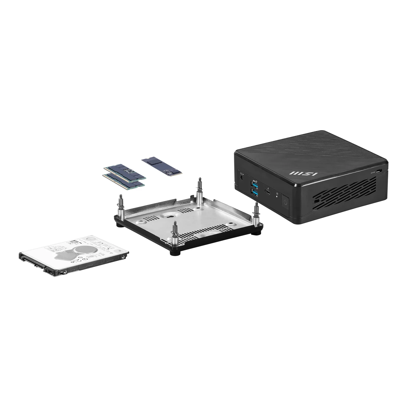 MSI Cubi 5 1M-437BEU 0,6L mini PC Noir 150U Intel SoC