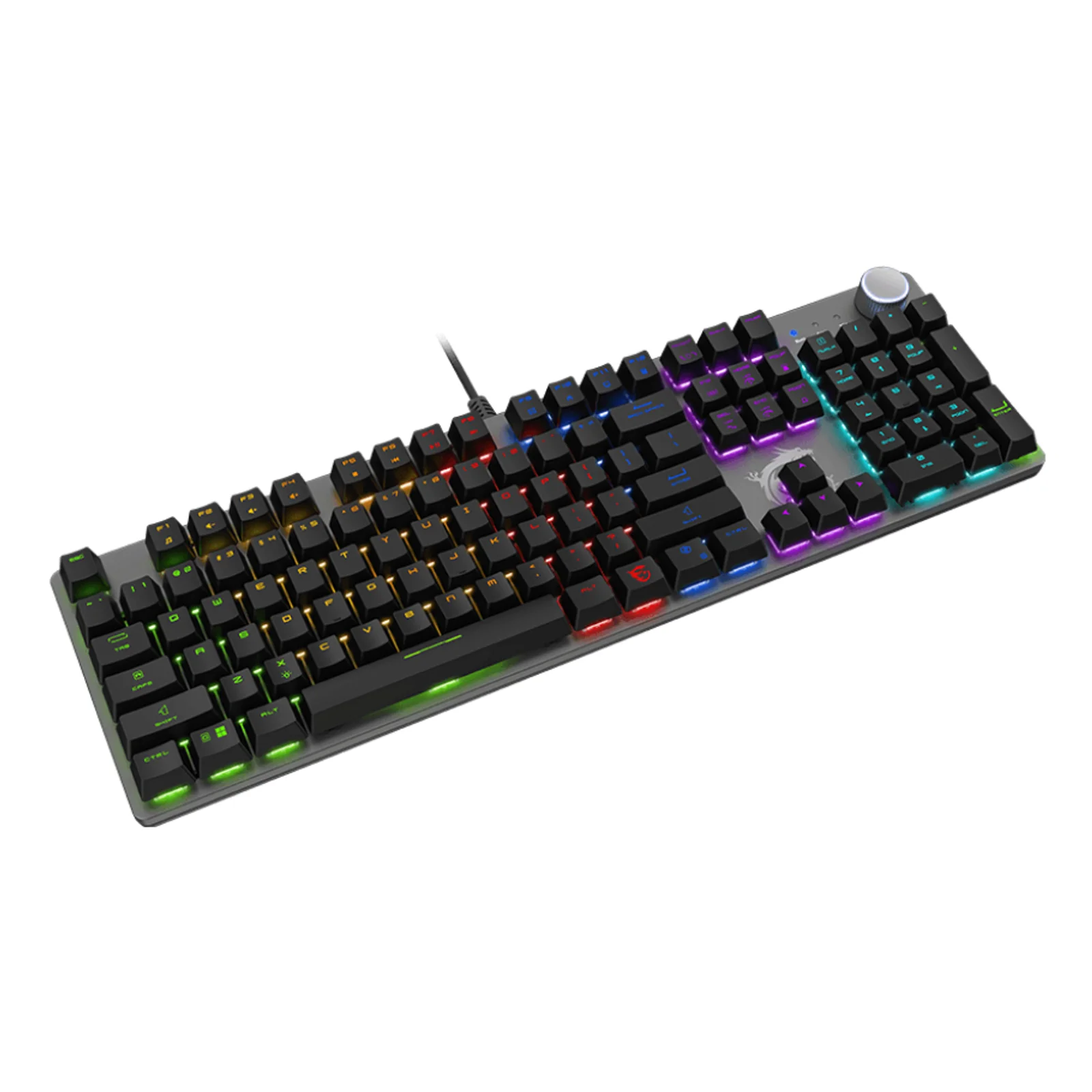 MSI FORGE GK320 RED clavier Gaming USB QWERTY Anglais Noir