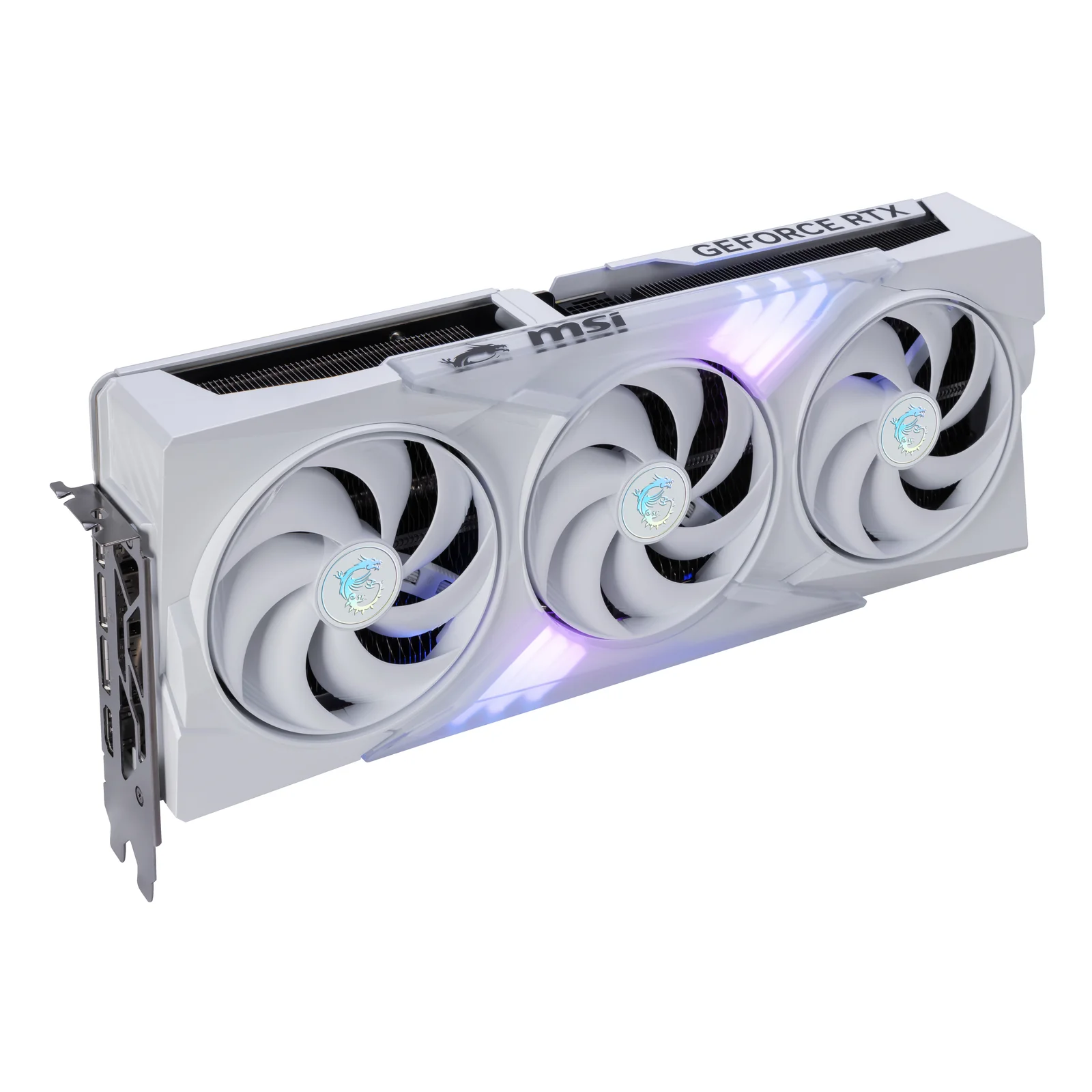 MSI GAMING GEFORCE RTX 5080 16G TRIO OC WHITE carte graphique NVIDIA 16 Go GDDR7