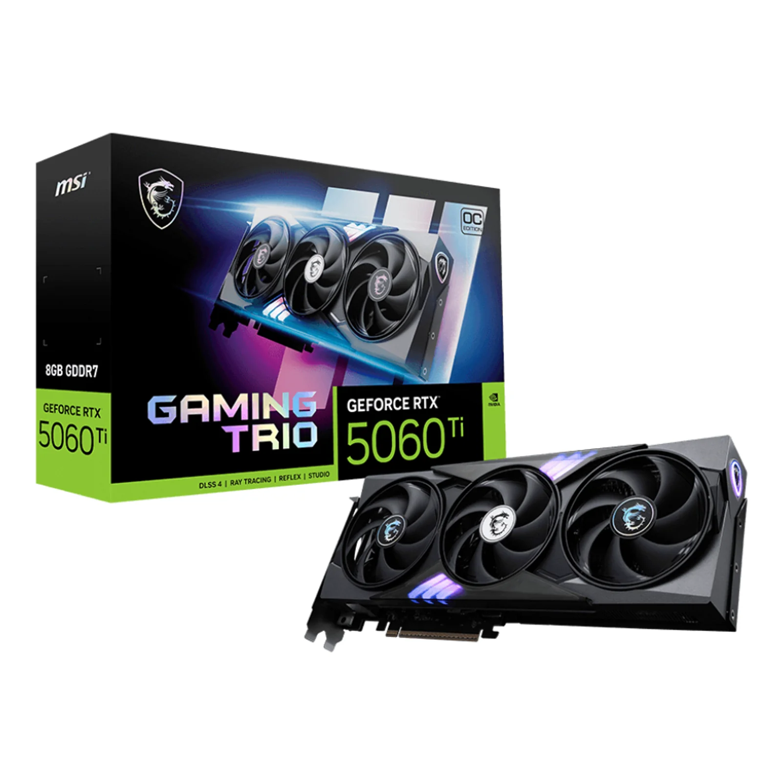 GeForce RTX 5060 Ti 8G GAMING TRIO OC NVIDIA 8 Go GDDR7